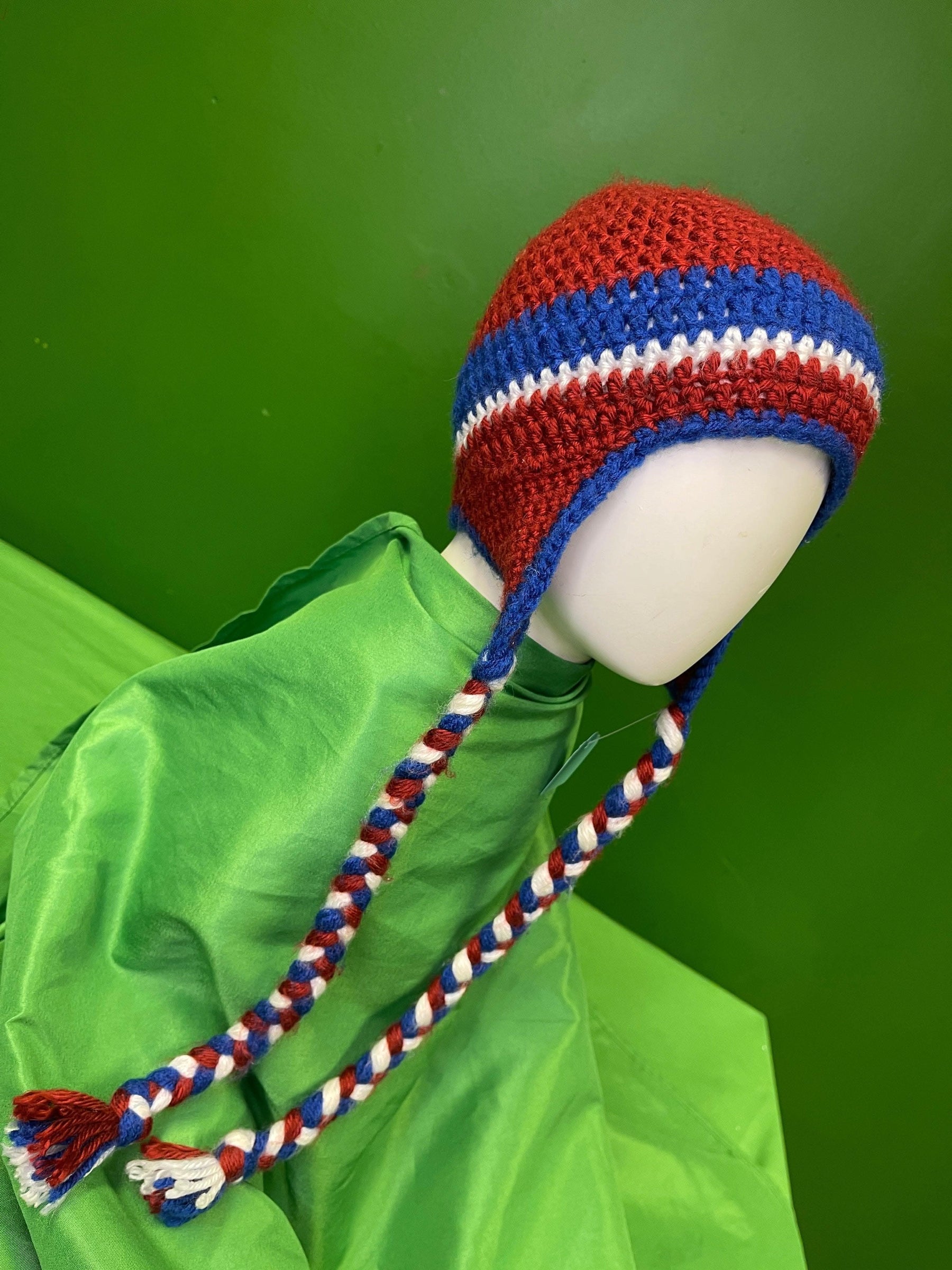 NHL Colorado Avalanche Hand-Knitted Nordic Style Woolly Hat Toddler/Youth