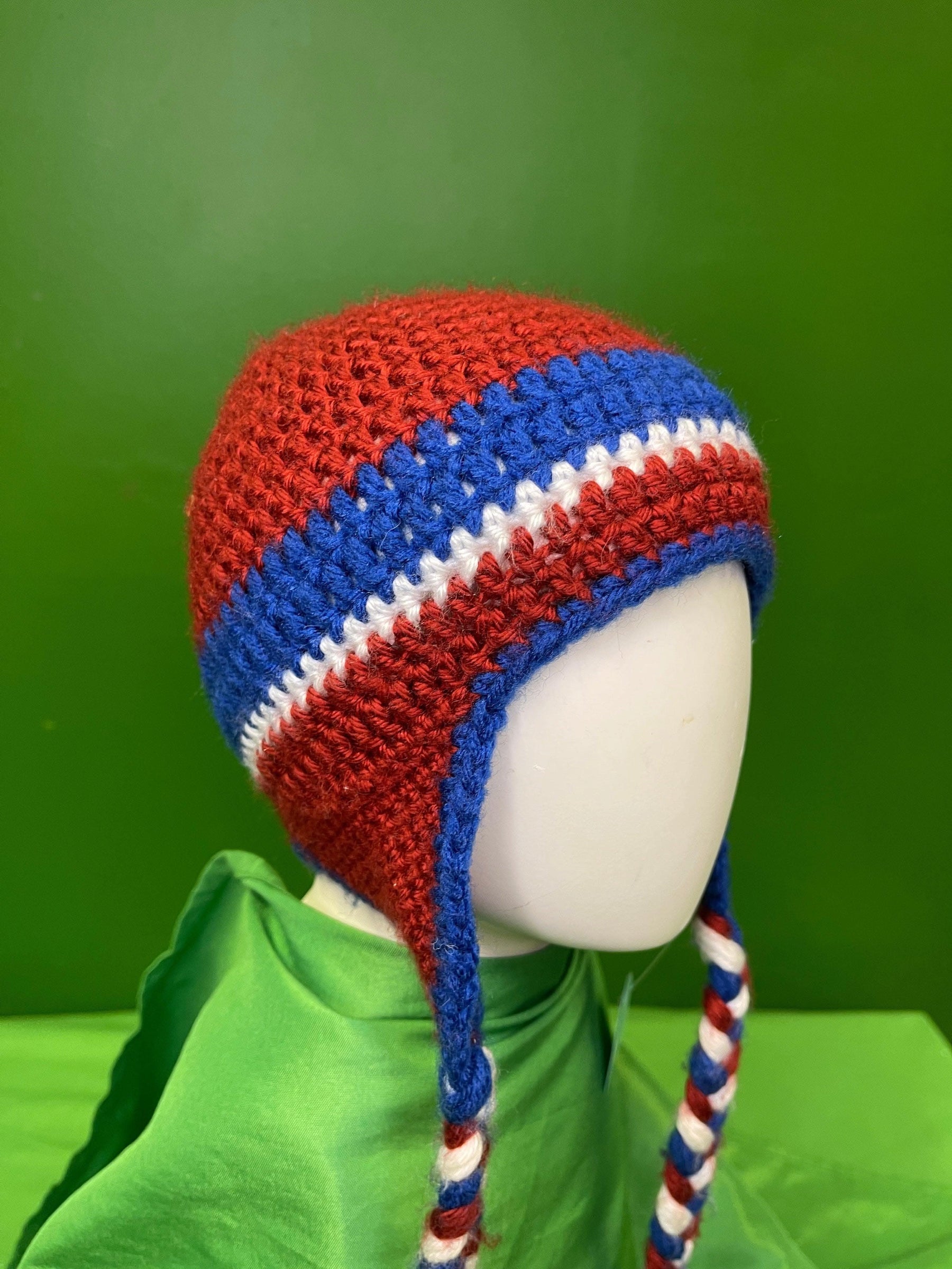 NHL Colorado Avalanche Hand-Knitted Nordic Style Woolly Hat Toddler/Youth
