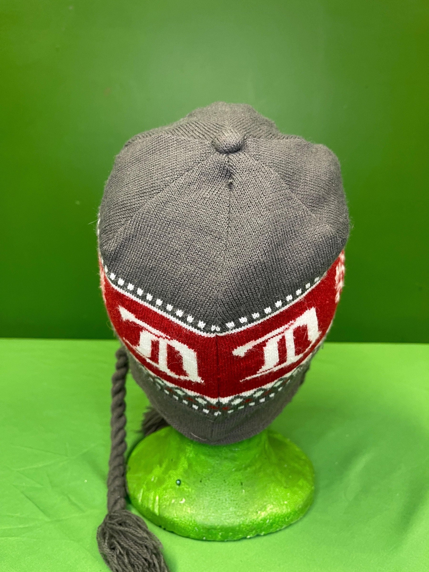 NHL Detroit Red Wings Woolly Hat w/Ear Flaps Adult OSFM