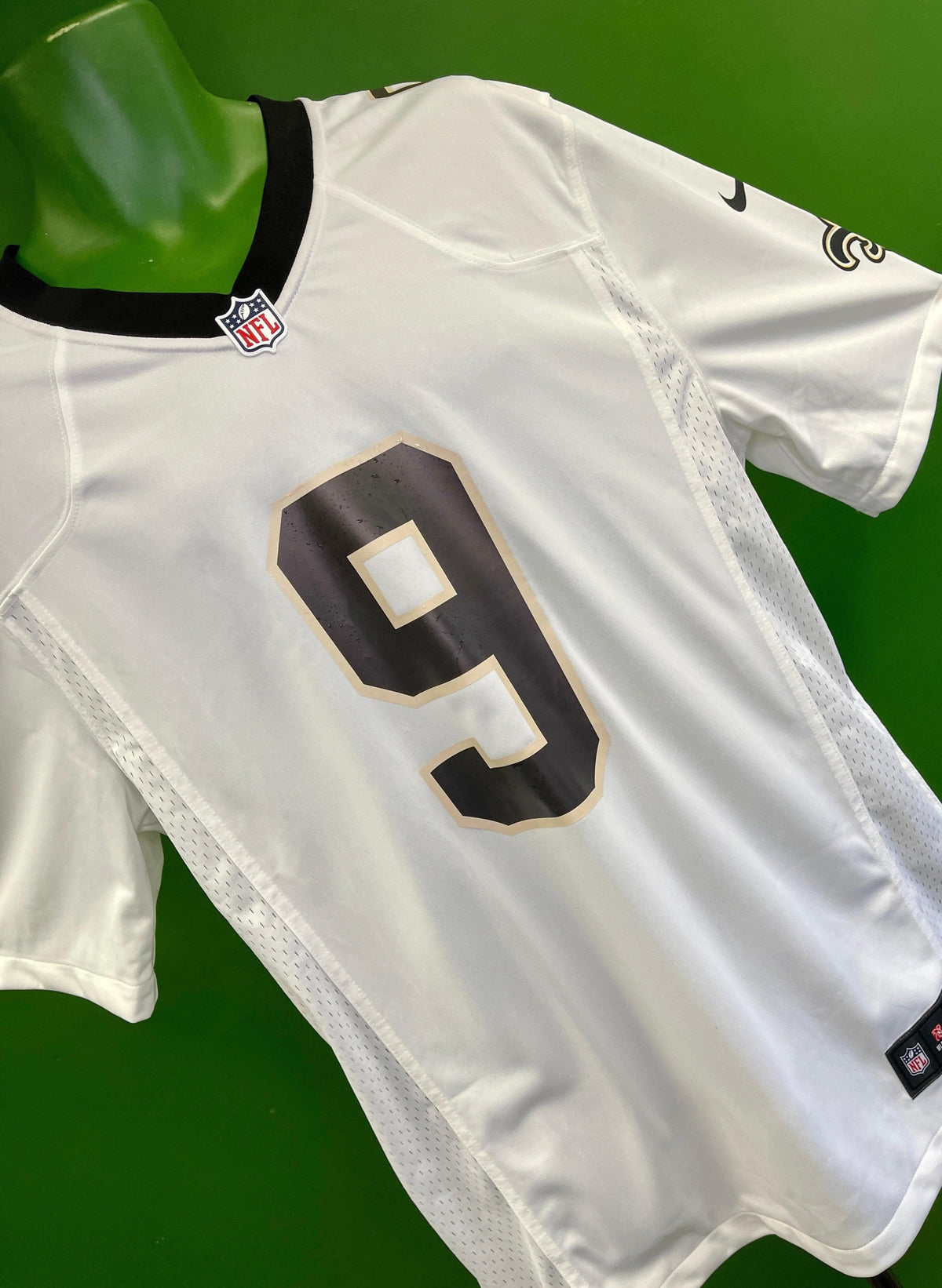 NFL New Orleans Saints Brees #9 Game Jersey Men's Large NWT