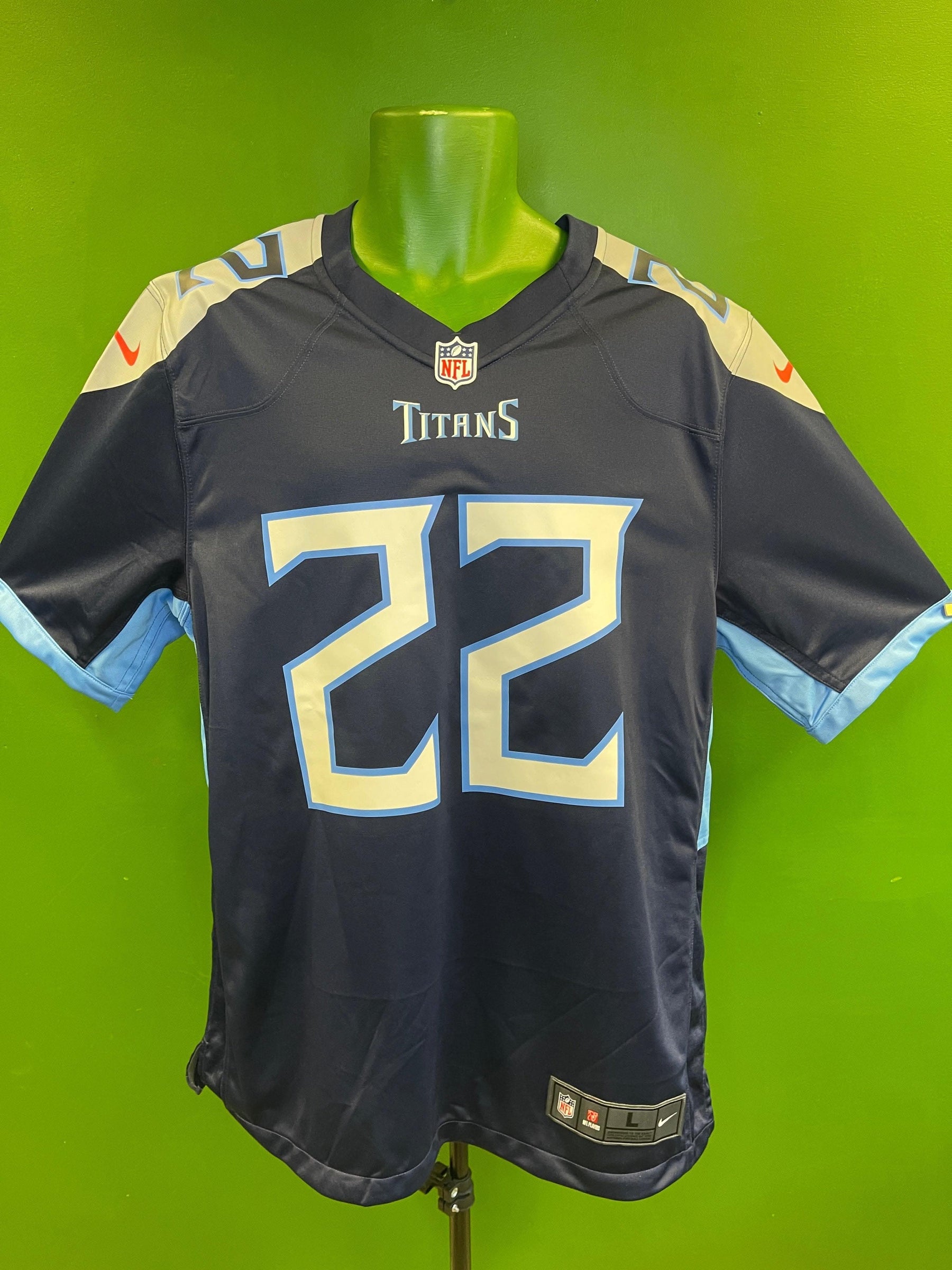 NFL Tennessee Titans Derrick Henry #22 Game Jersey Men's Large NWT