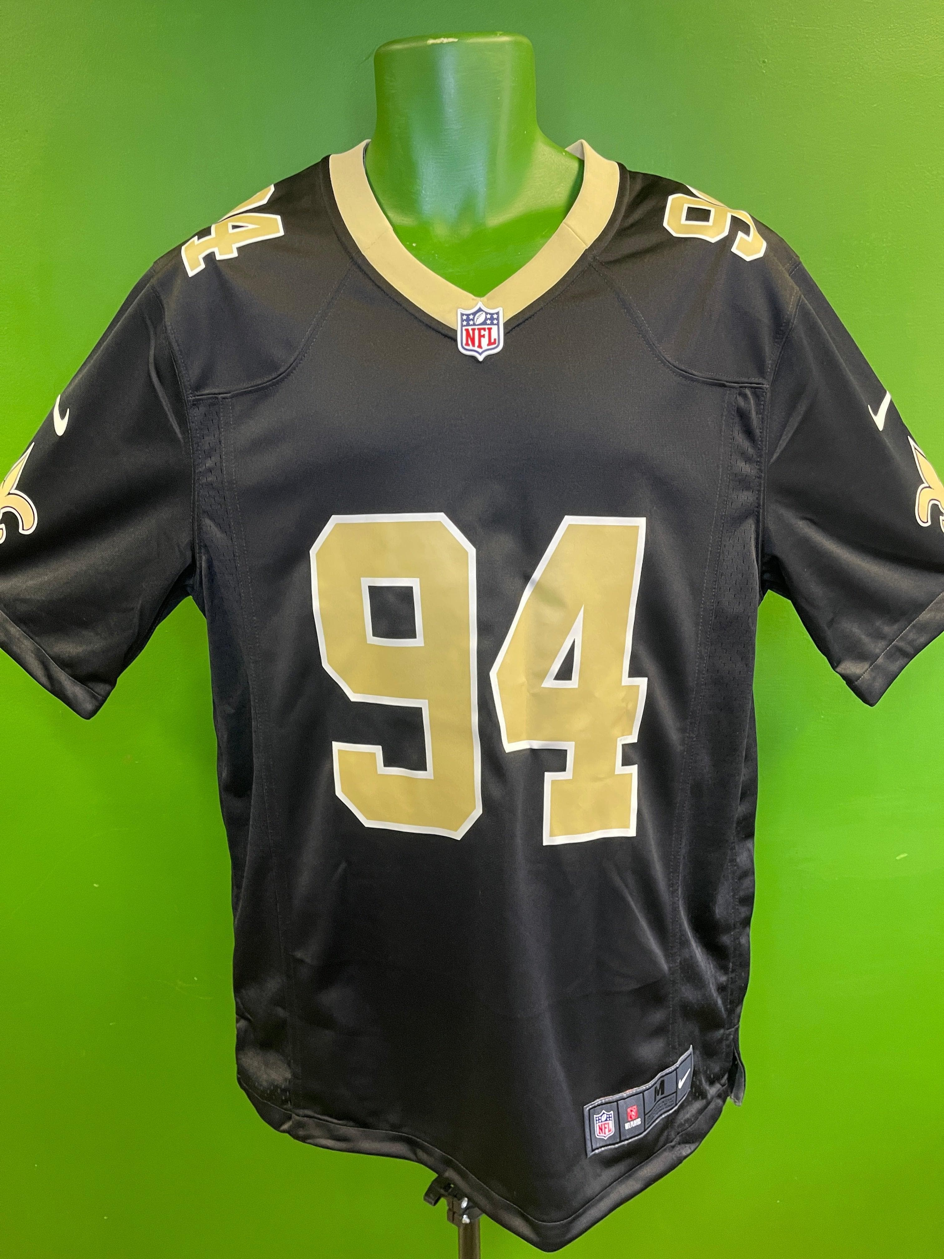 Nike Men's New Orleans Saints Cameron Jordan #94 Black Game Jersey