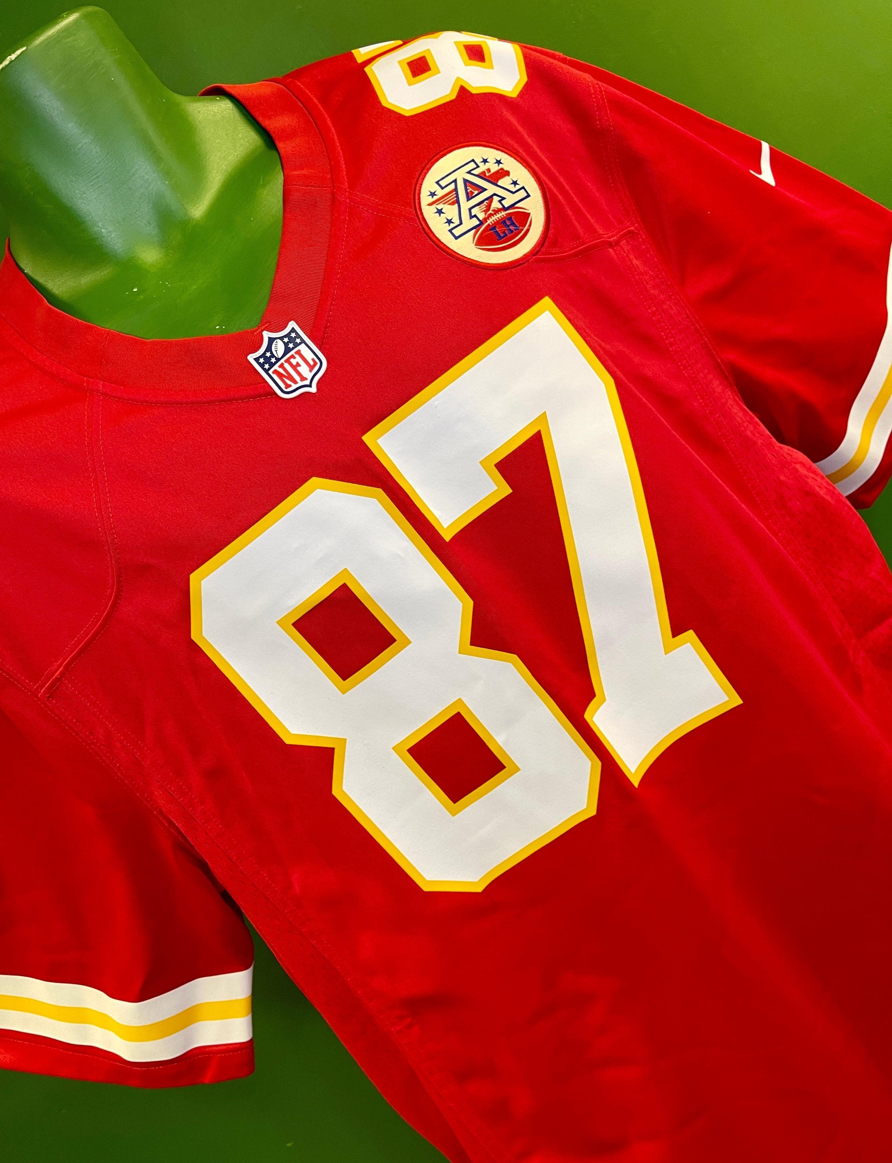 New Mens Nike Kansas City Chiefs Kelce #87 Super Bowl LVII Football Jersey  Sz S