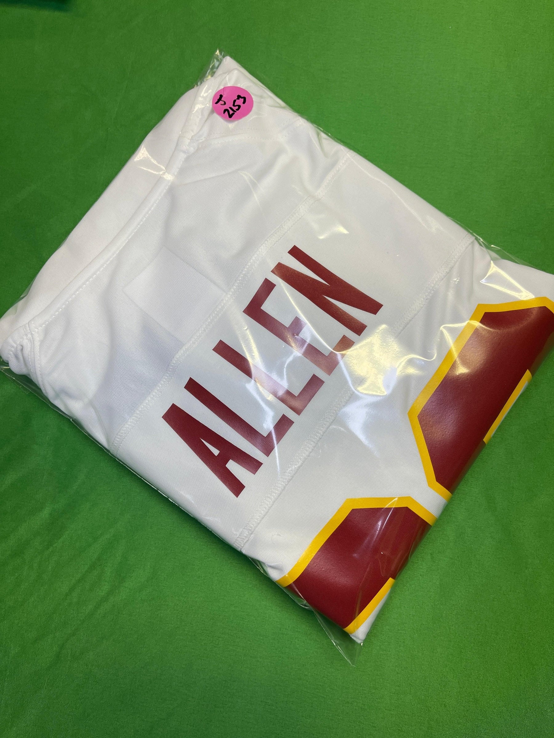 NFL Washington Commanders J Allen #93 Game Jersey Men's X-Large NWT
