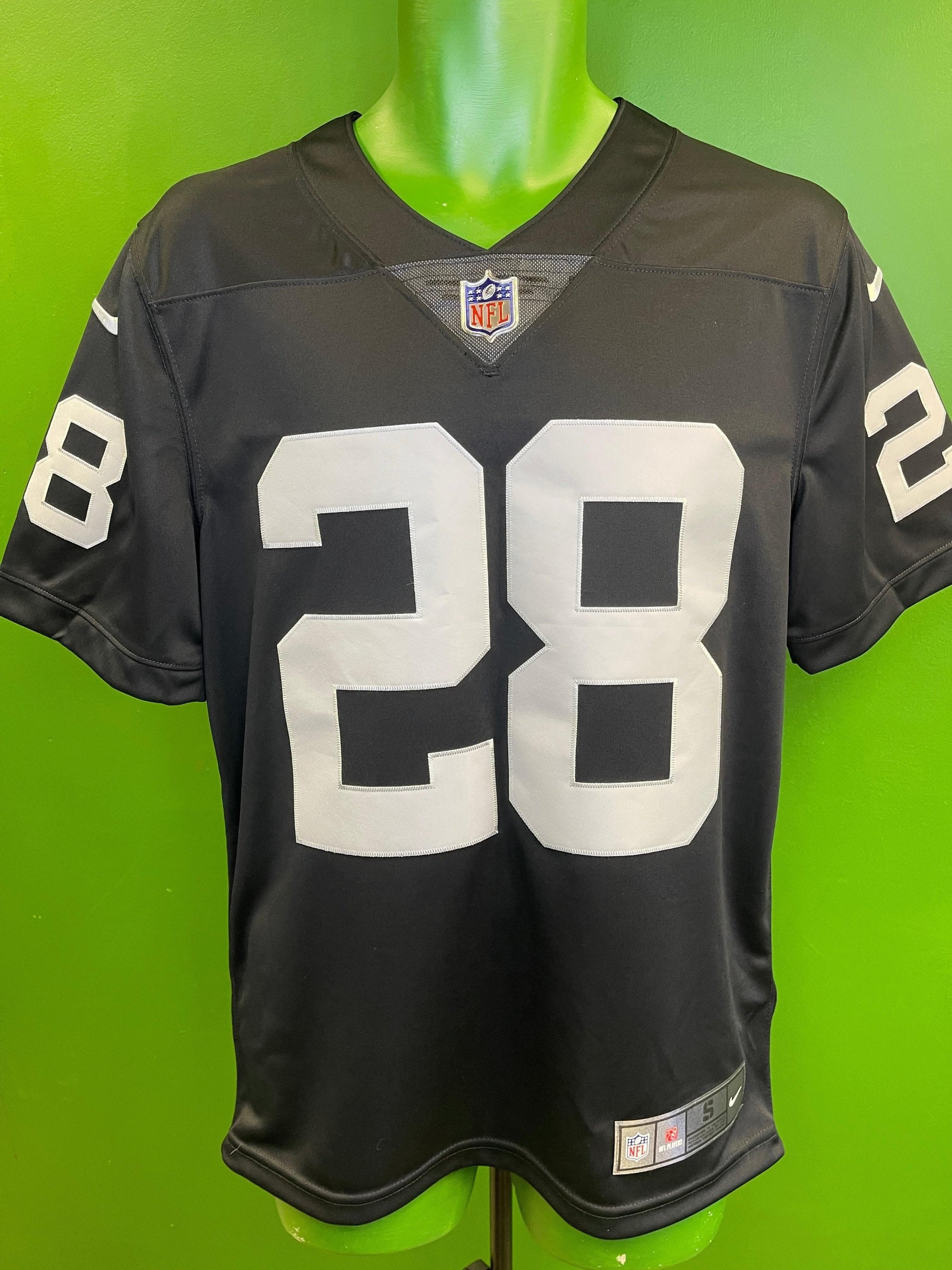 NFL Las Vegas Raiders Josh Jacobs #28 Limited Stitched Jersey Men's Small NWT