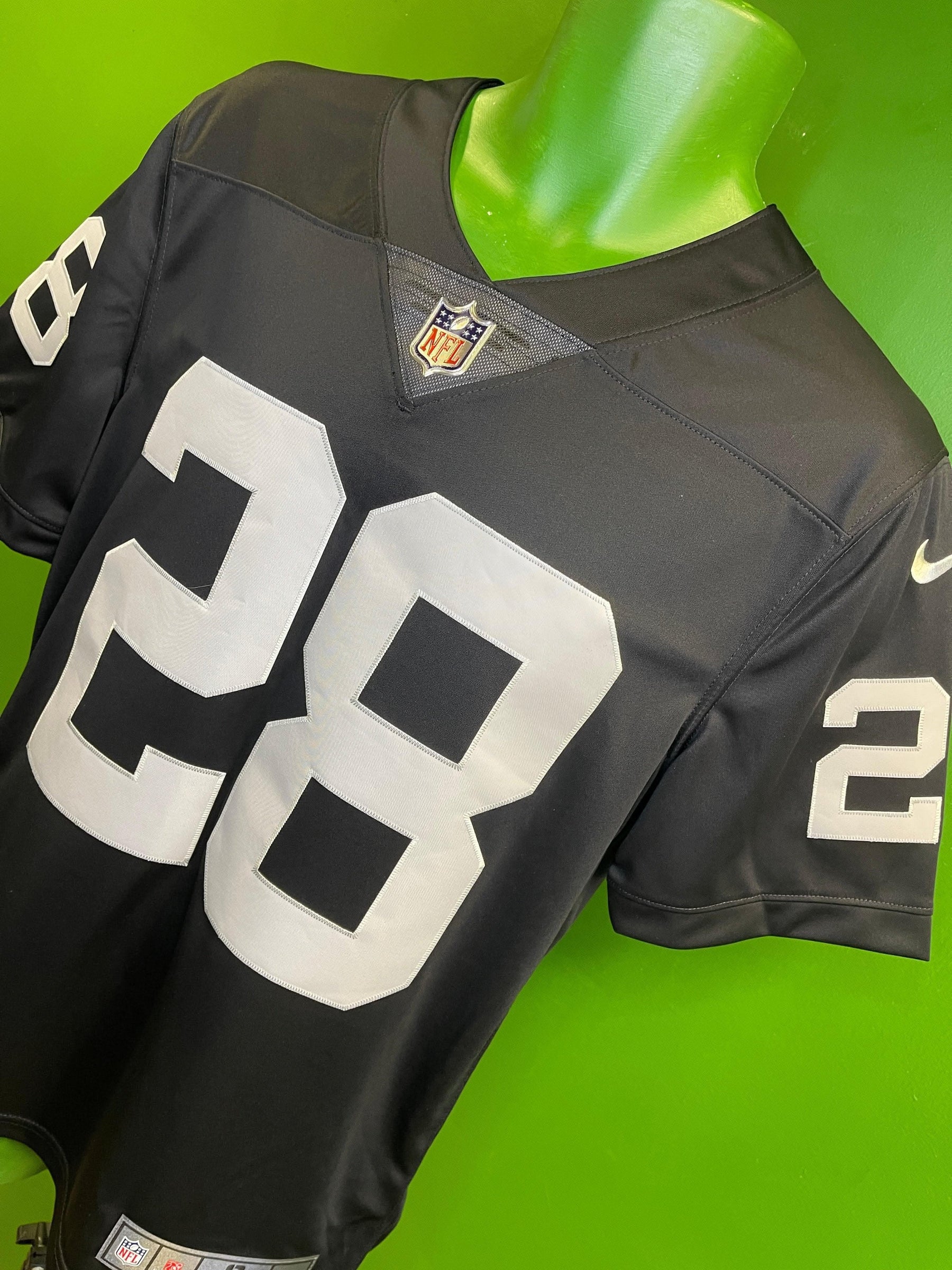 NFL Las Vegas Raiders Josh Jacobs #28 Limited Stitched Jersey Men's Small NWT