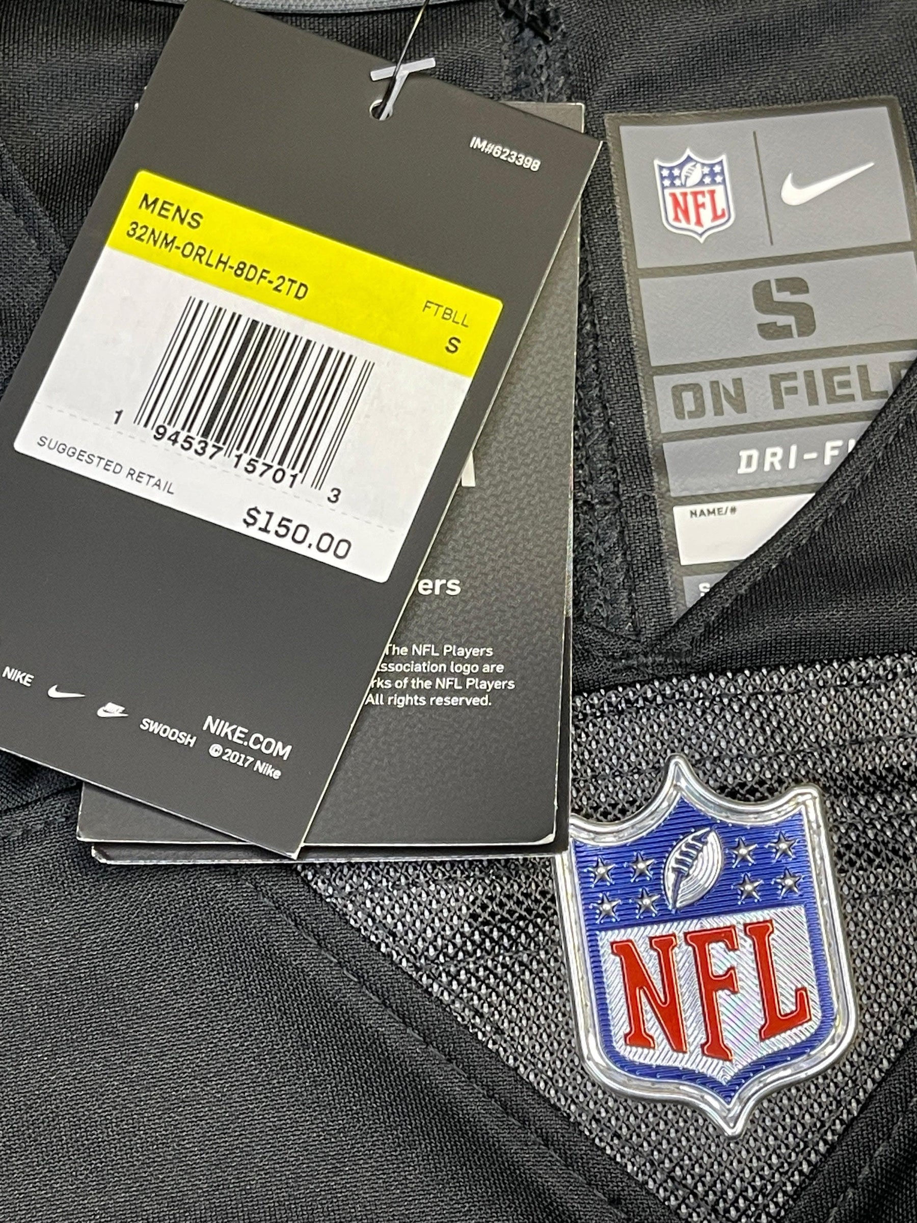 NFL Las Vegas Raiders Josh Jacobs #28 Limited Stitched Jersey Men's Small NWT
