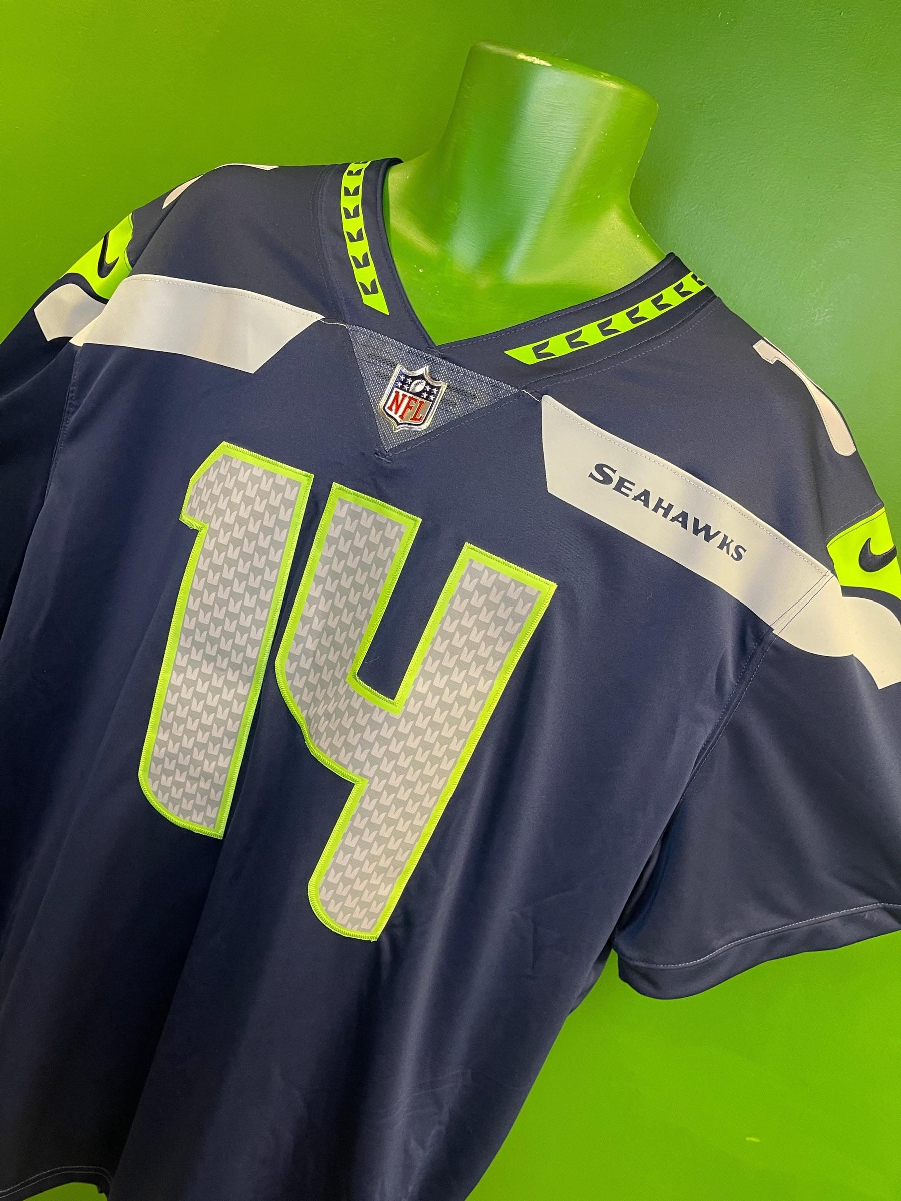 NFL Seattle Seahawks Metcalf #14 Limited Jersey Men's 3X-Large NWT