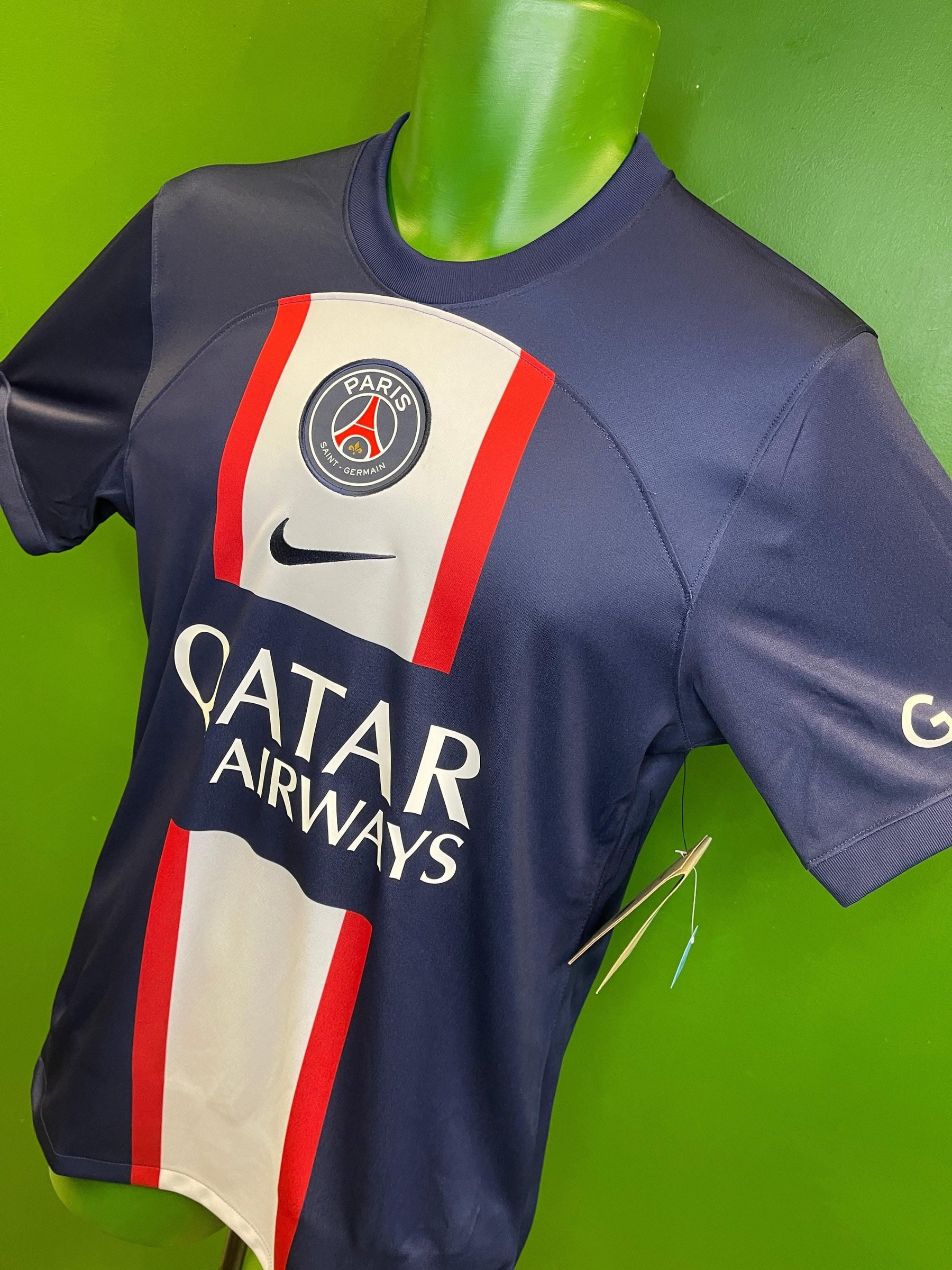 Paris St-Germain Verratti Dri-Fit Home Stadium Shirt 2022-3 Men's Small NWT