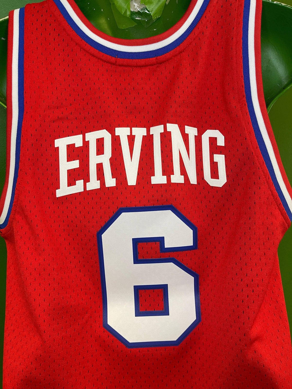 NBA Philadelphia 76ers J Erving Mitchell & Ness Stitched Jersey Women's Medium NWT