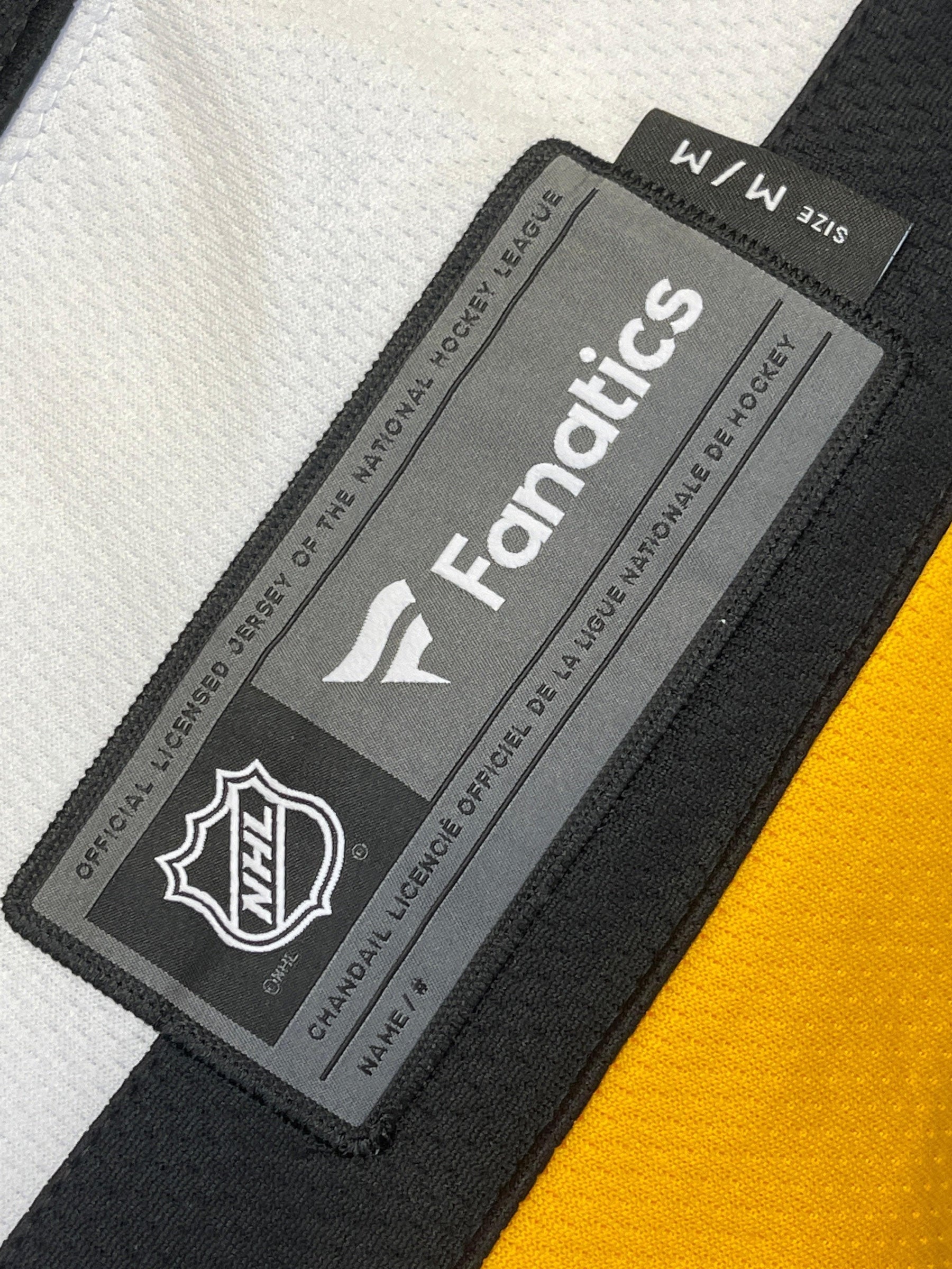 NHL Pittsburgh Penguins Blank Fanatics Breakaway Stitched Jersey Men's Medium NWT