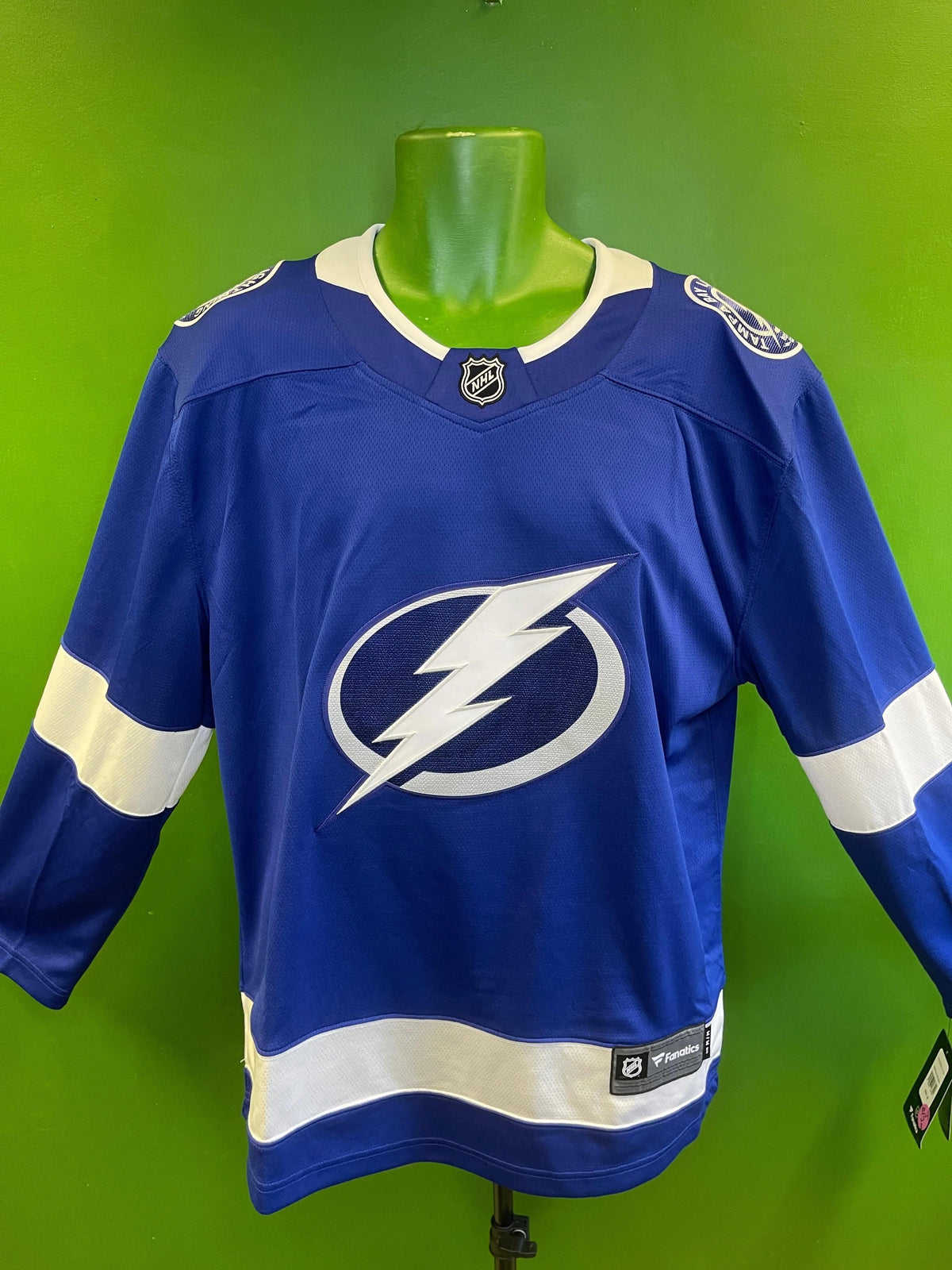 NHL Tampa Bay Lightning Fanatics Home Breakaway Jersey Men's Medium NWT