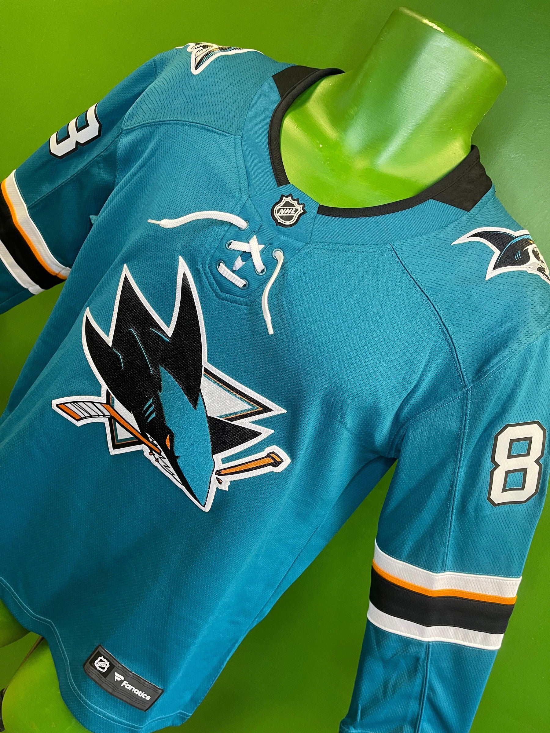NHL San Jose Sharks Brent Burns #88 Fanatics Home Breakaway Jersey Youth Large/XLarge NWT