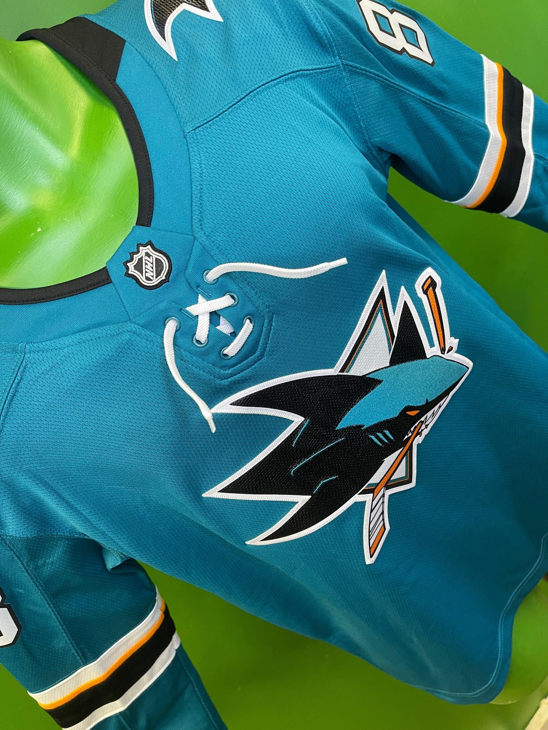 NHL San Jose Sharks Brent Burns #88 Fanatics Home Breakaway Jersey Youth Large/XLarge NWT