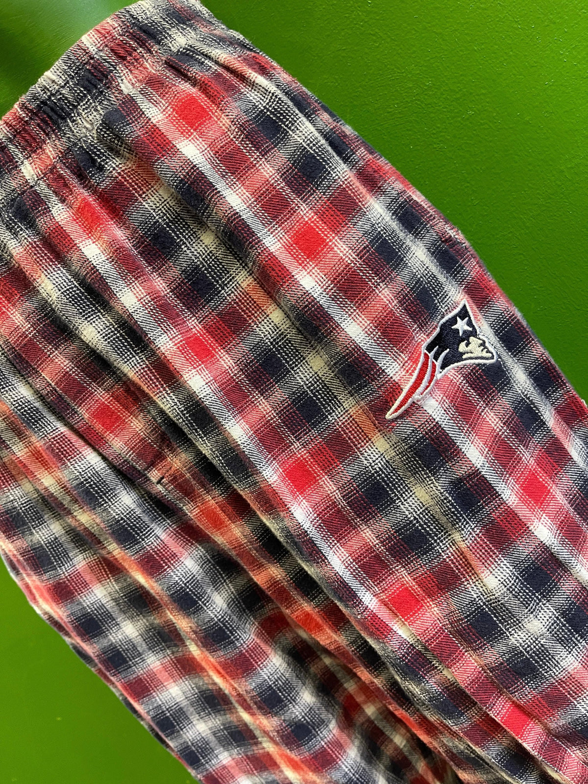 NFL New England Patriots Plaid Pyjama Bottoms Pants Trousers Youth X-Large 18-20