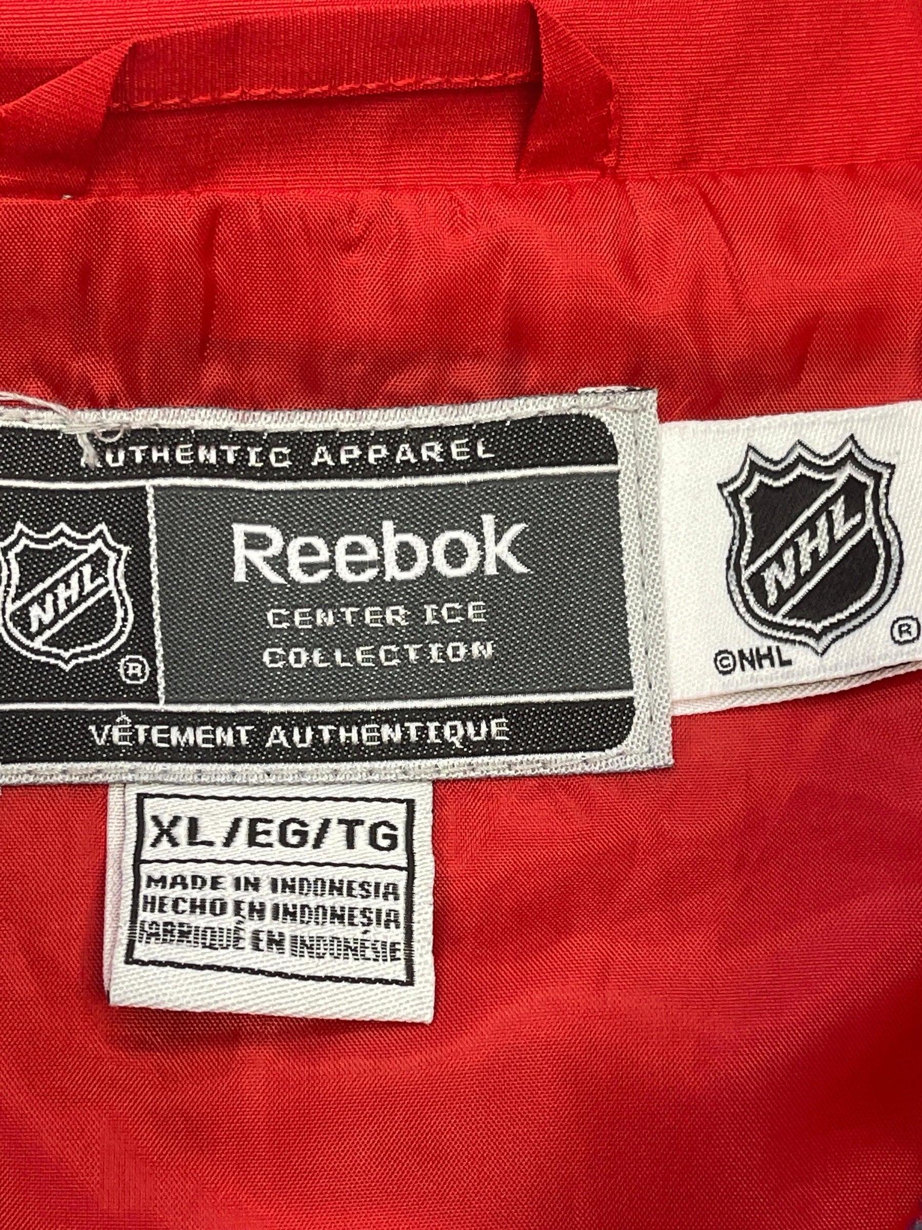 NHL Washington Capitals Reebok 1/4 Zip Pullover Windbreaker Men's X-Large
