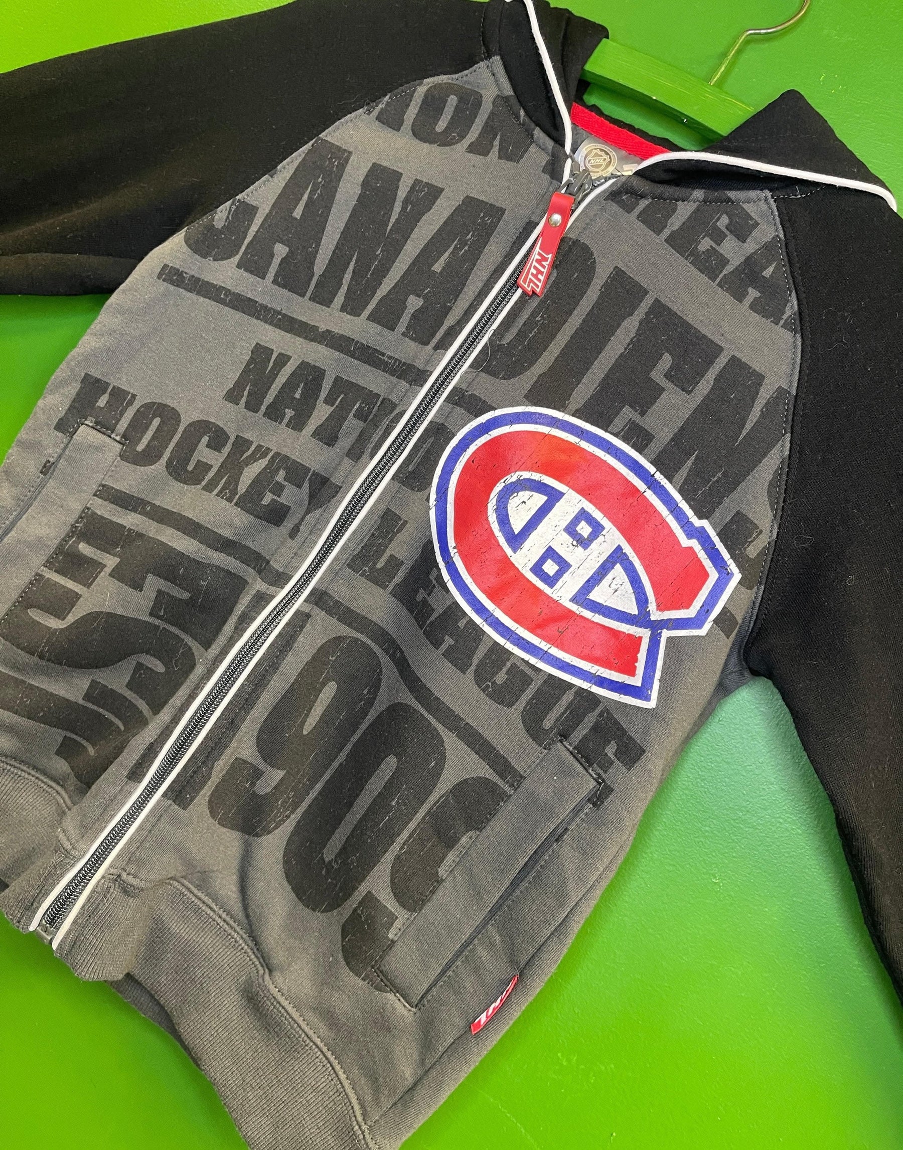 NHL Montreal Canadiens Full-Zip Hoodie Youth Small 6X