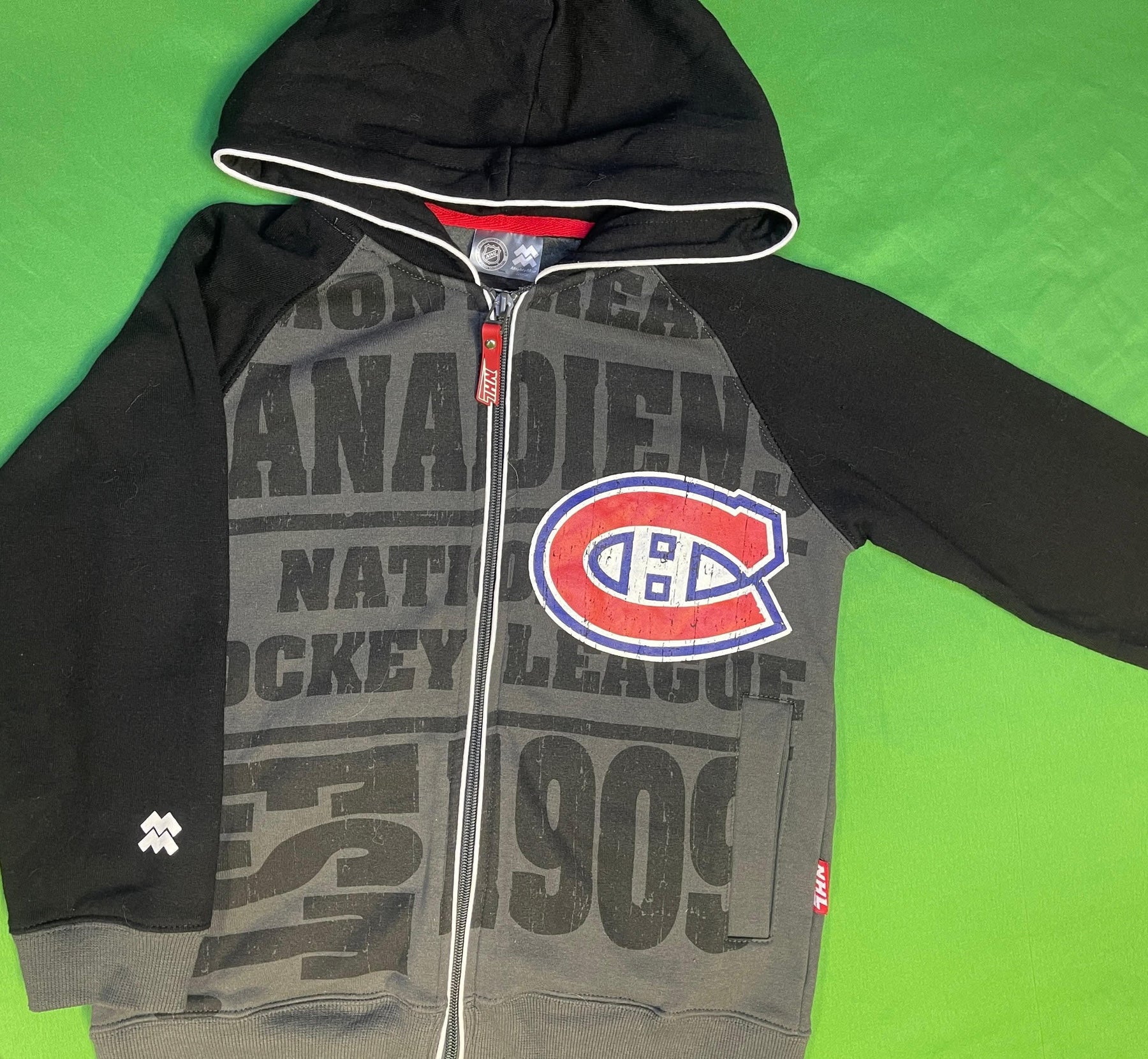 NHL Montreal Canadiens Full-Zip Hoodie Youth Small 6X