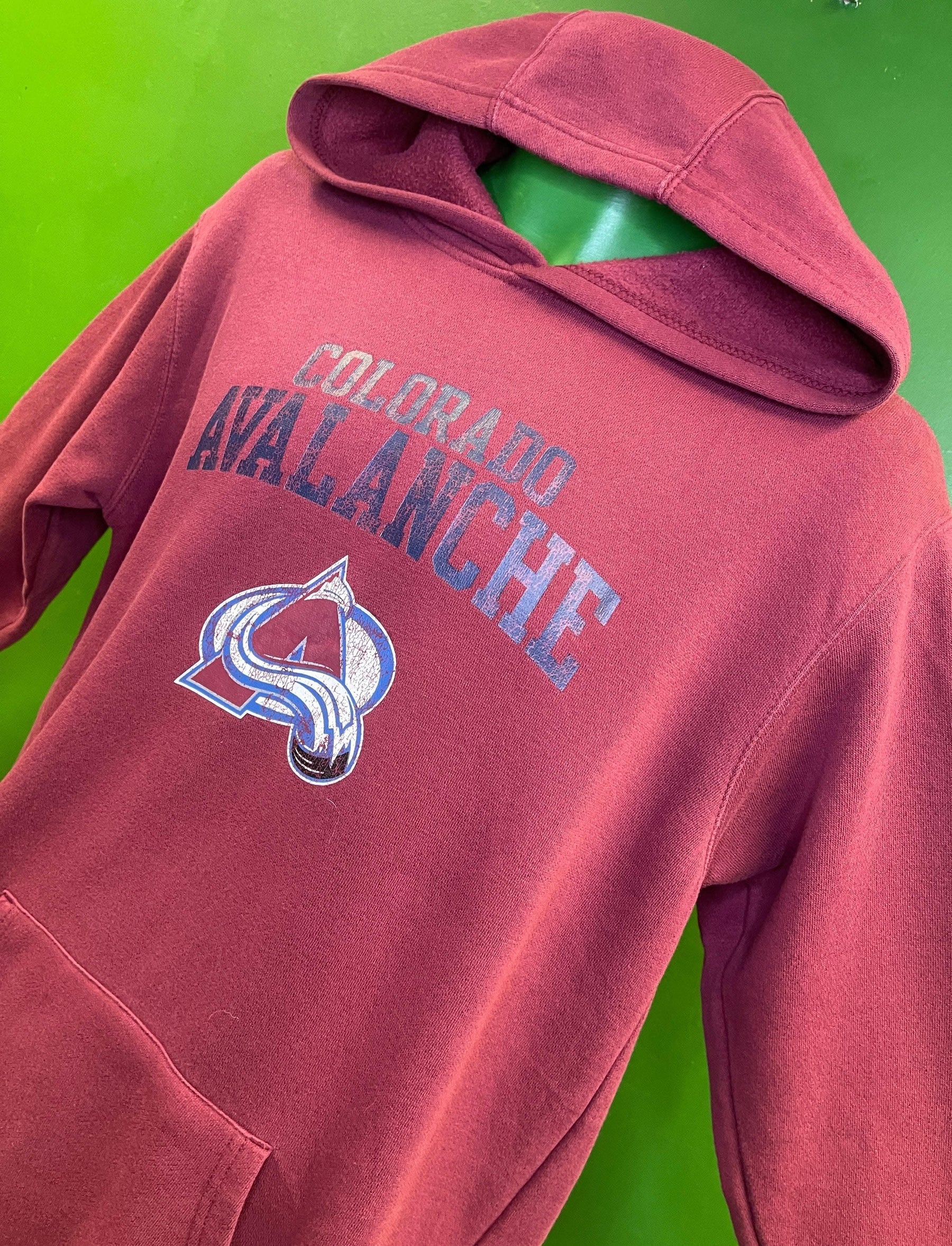 NHL Colorado Avalanche Reebok Pullover Hoodie Youth Large 14-16