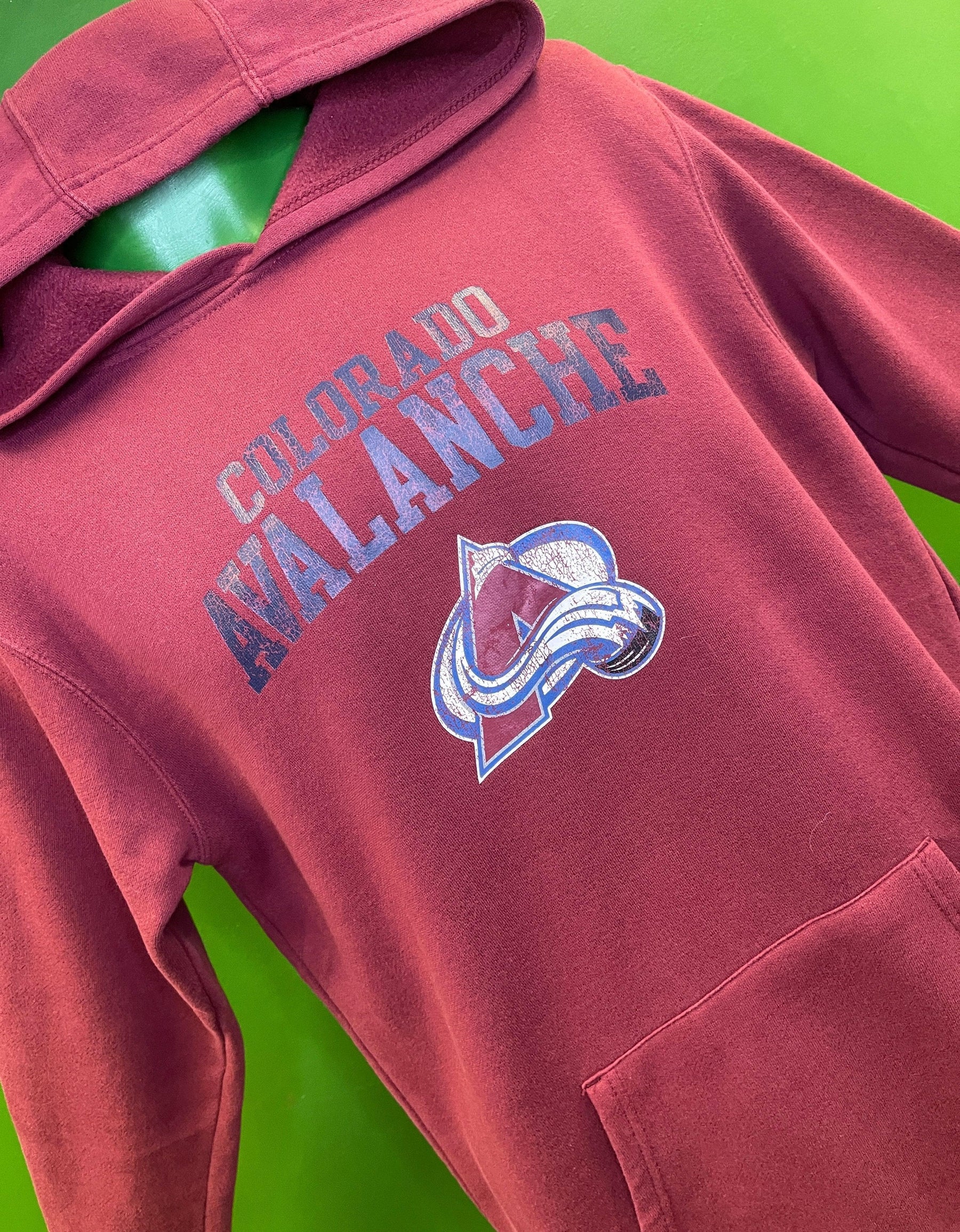 NHL Colorado Avalanche Reebok Pullover Hoodie Youth Large 14-16