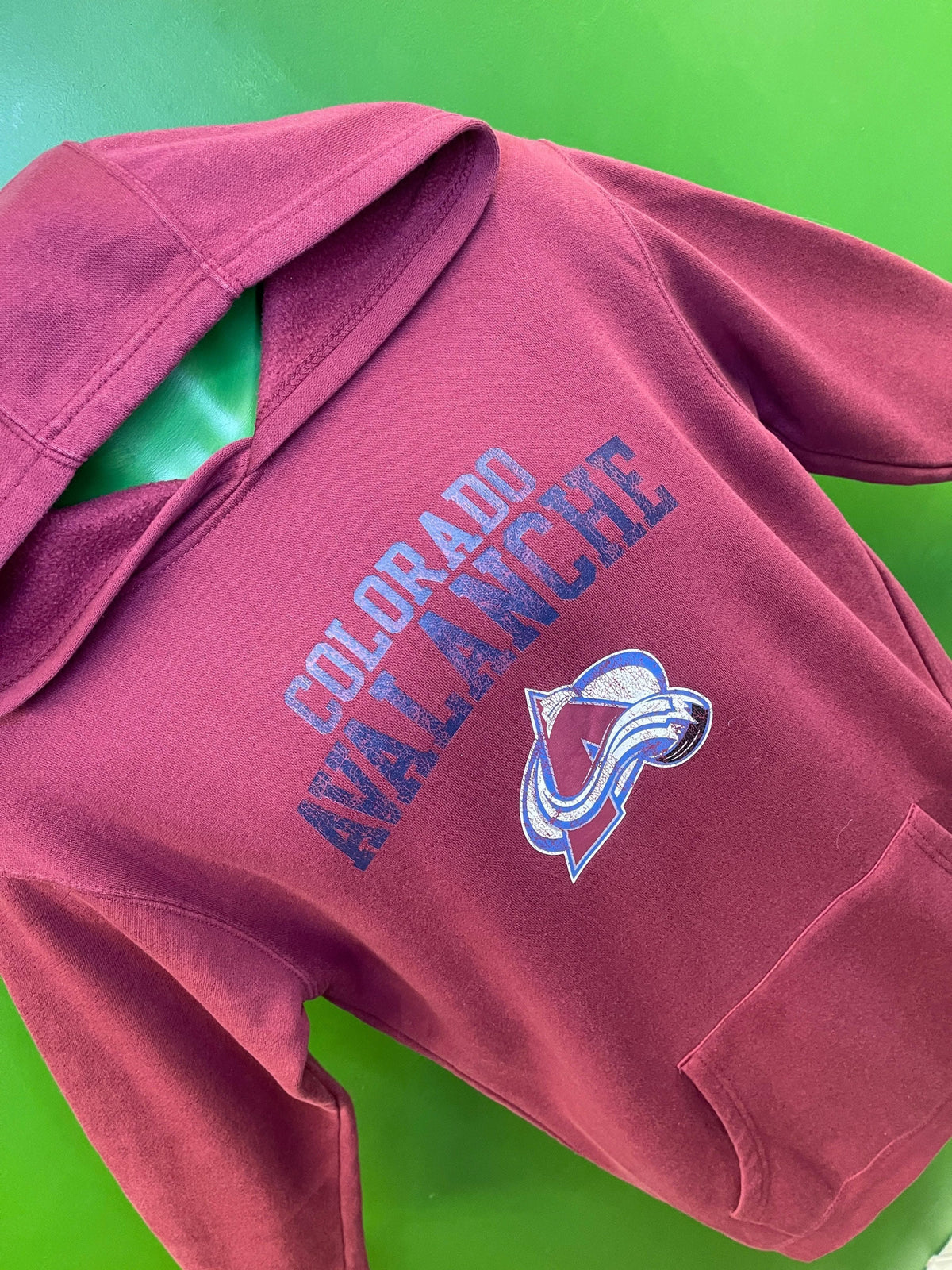 NHL Colorado Avalanche Reebok Pullover Hoodie Youth Large 14-16