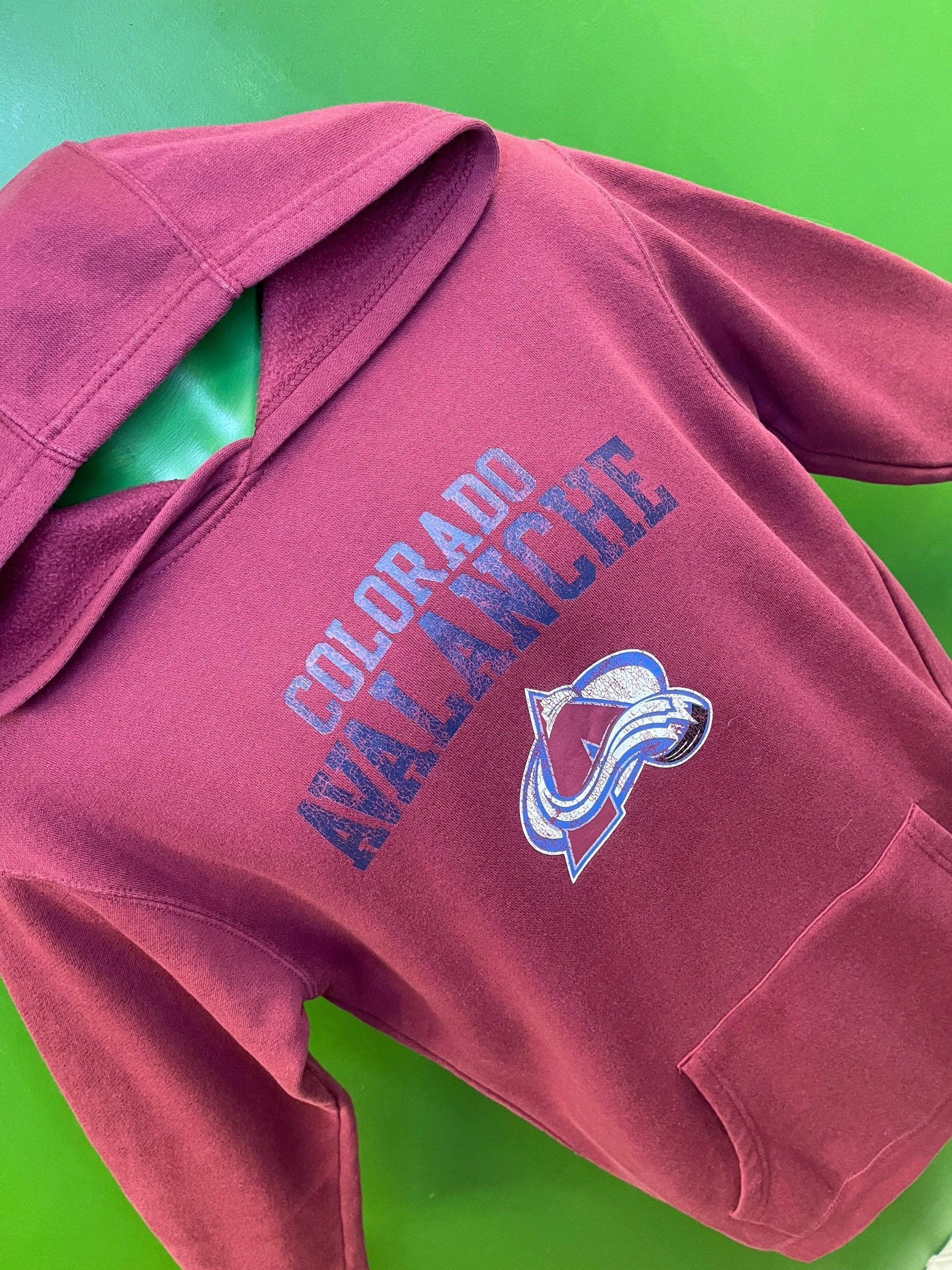 NHL Colorado Avalanche Reebok Pullover Hoodie Youth Large 14-16