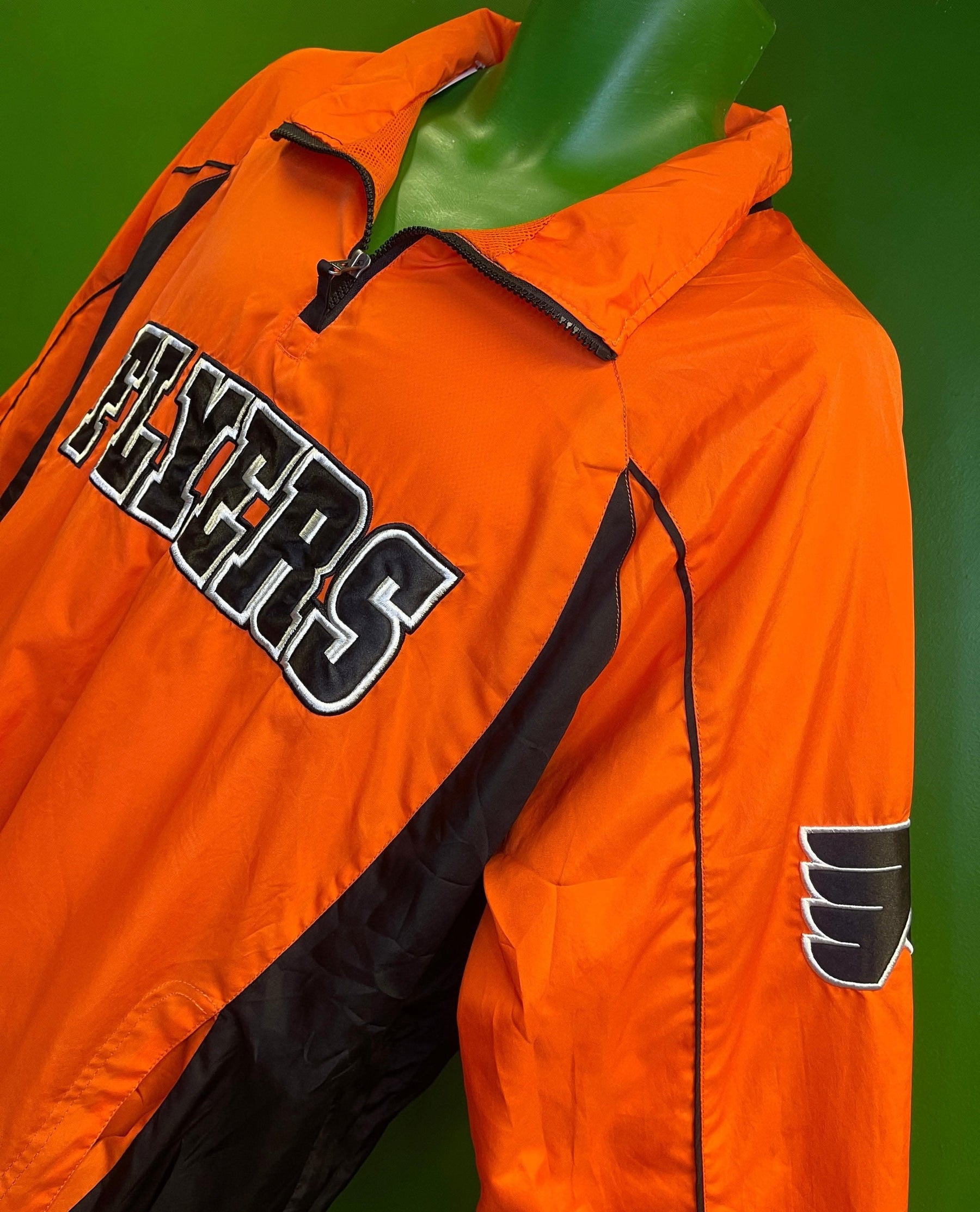 NHL Philadelphia Flyers GIII Windbreaker Jacket Stitched Men's X-Large