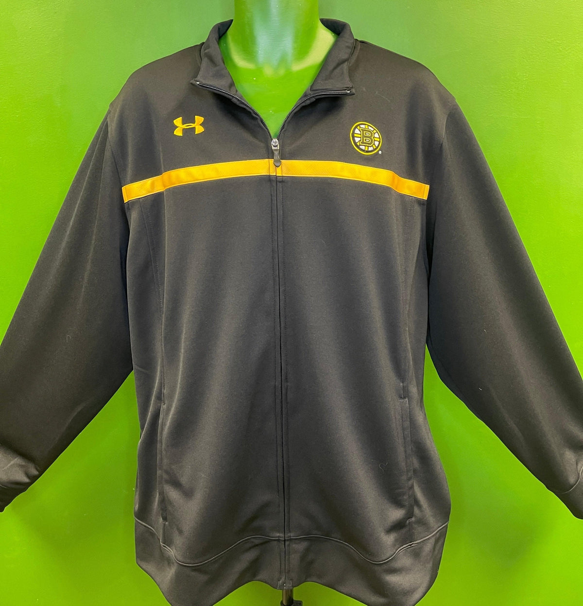 NHL Boston Bruins Under Armour Track Jacket Men's 2X-Large