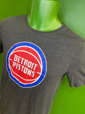 NBA Detroit Pistons Heathered Grey T-Shirt Youth X-Large 14-16