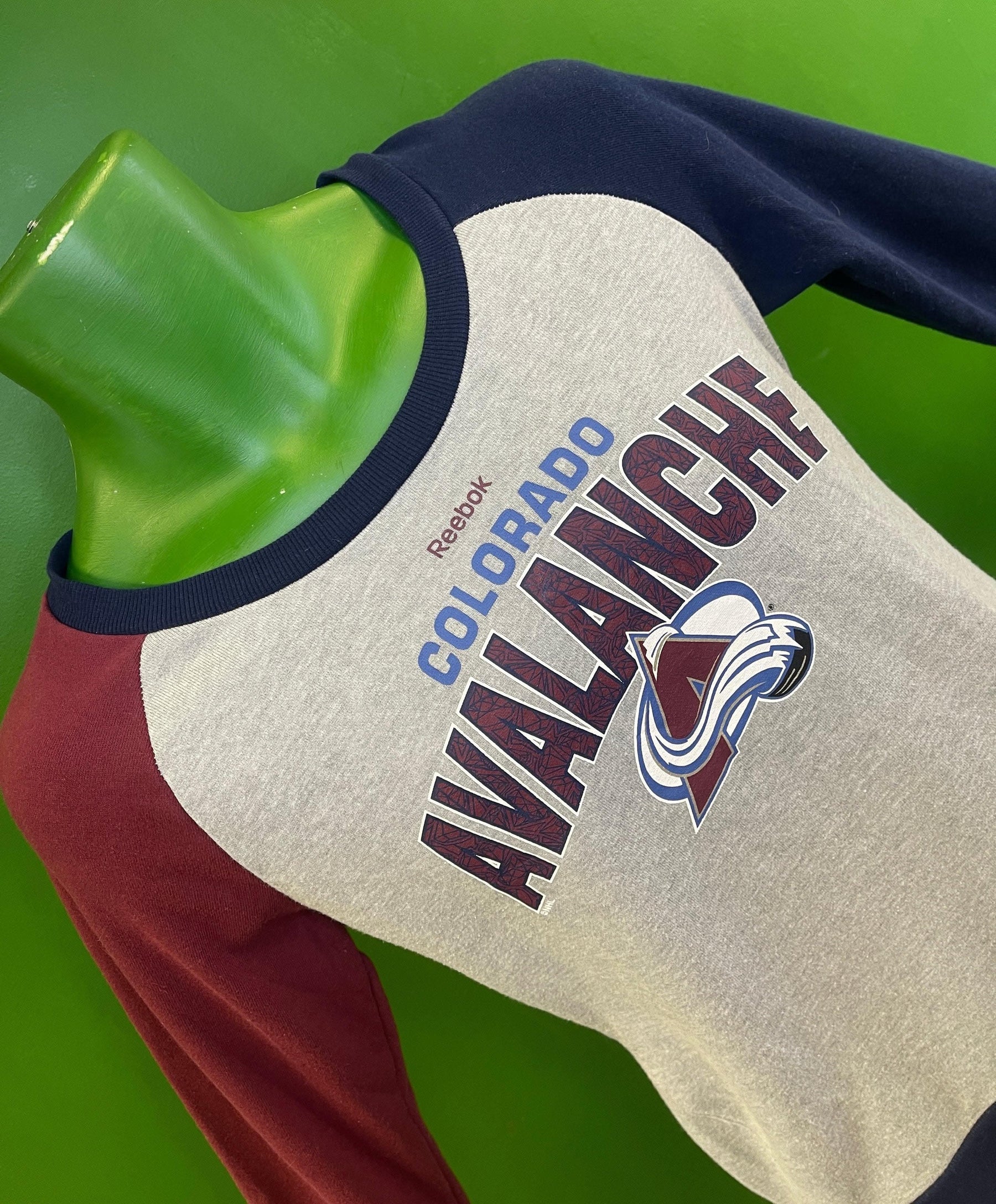 NHL Colorado Avalanche Reebok Light Sweatshirt Youth Girls' X-Large 16