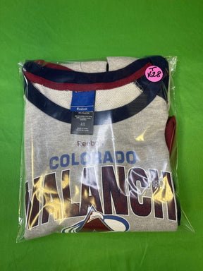 NHL Colorado Avalanche Reebok Light Sweatshirt Youth Girls' X-Large 16