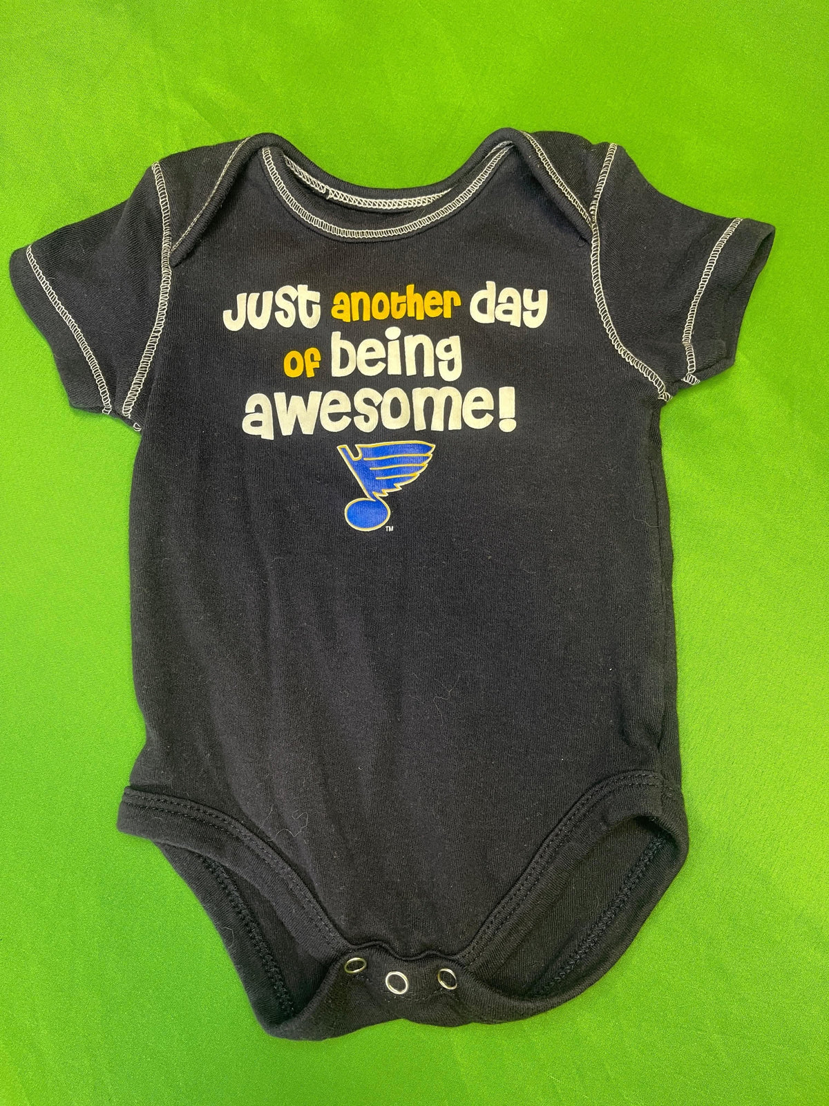 NHL St Louis Blues 100% Cotton Infant Bodysuit/Vest 3-6 months