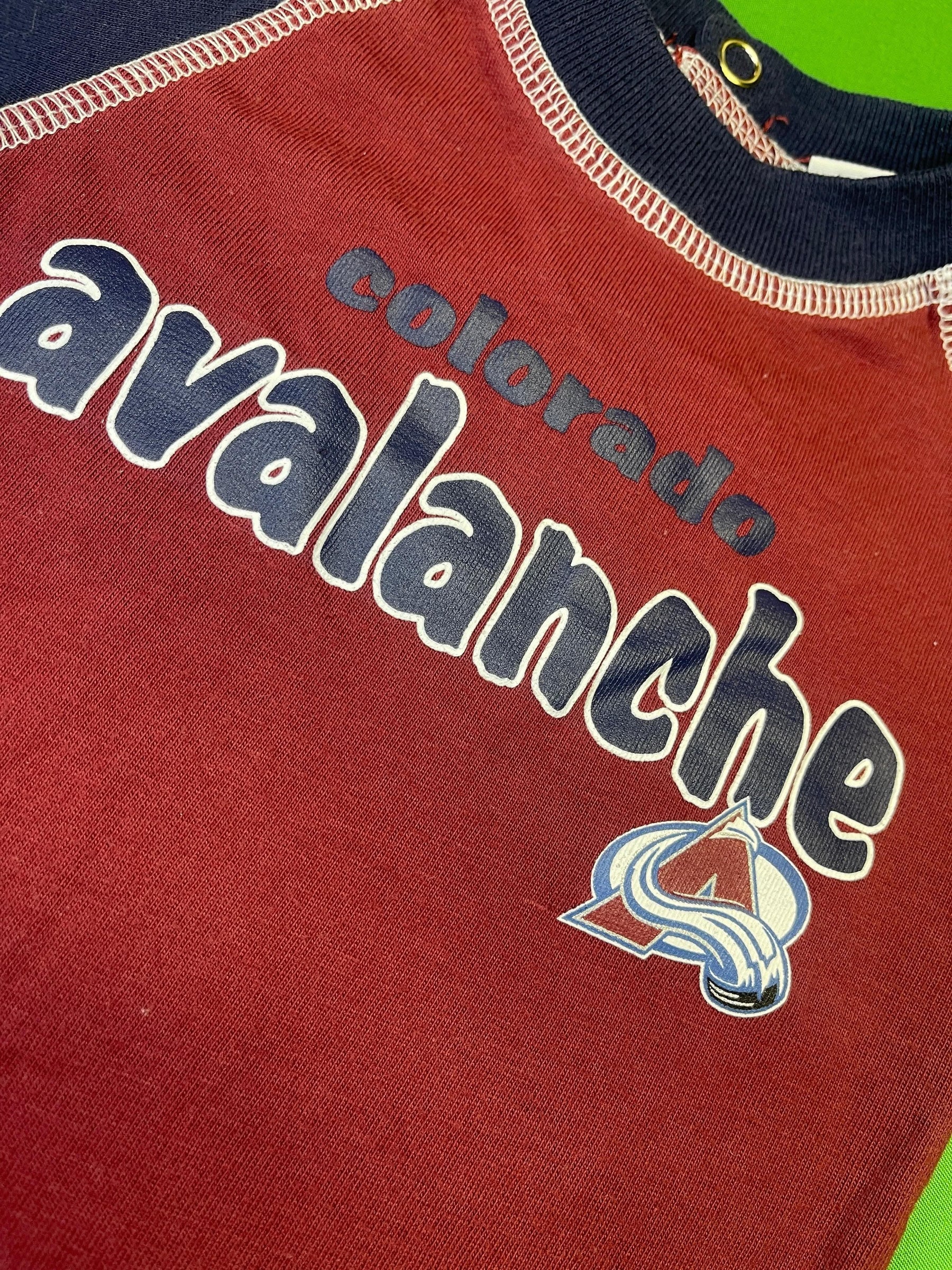NHL Colorado Avalanche Reebok Colour Block Bodysuit Newborn 0-3 months