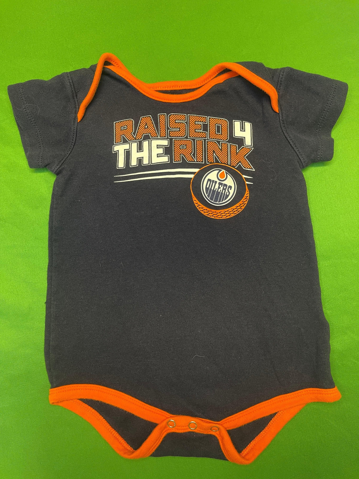 NHL Edmonton Oilers 100% Cotton Infant Bodysuit/Vest 24 months