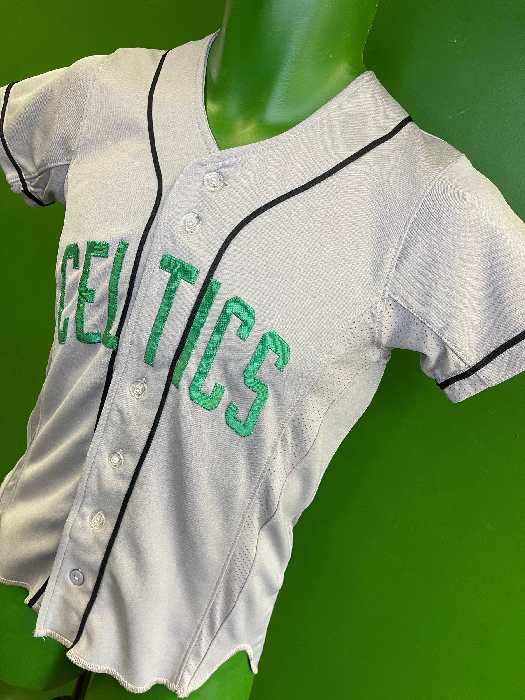 Celtics Baseball-Style Jersey Youth Medium