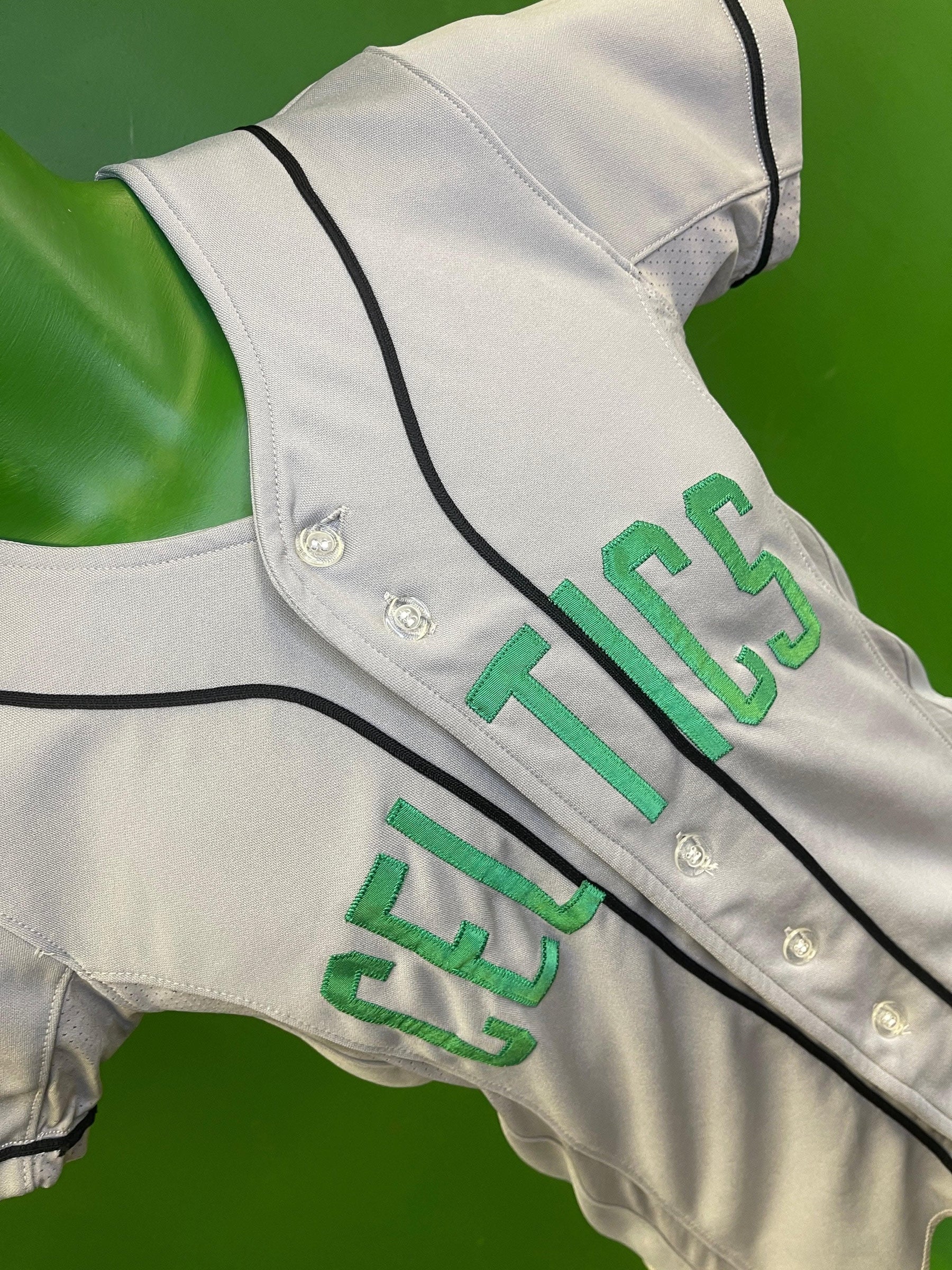Celtics Baseball-Style Jersey Youth Medium