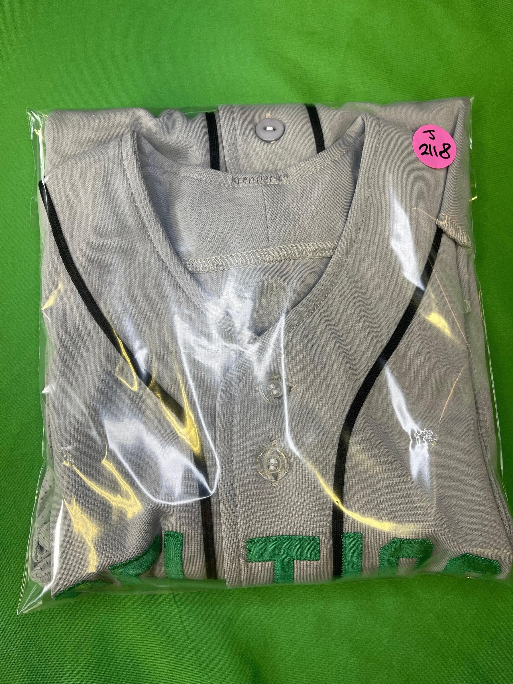 Celtics Baseball-Style Jersey Youth Medium