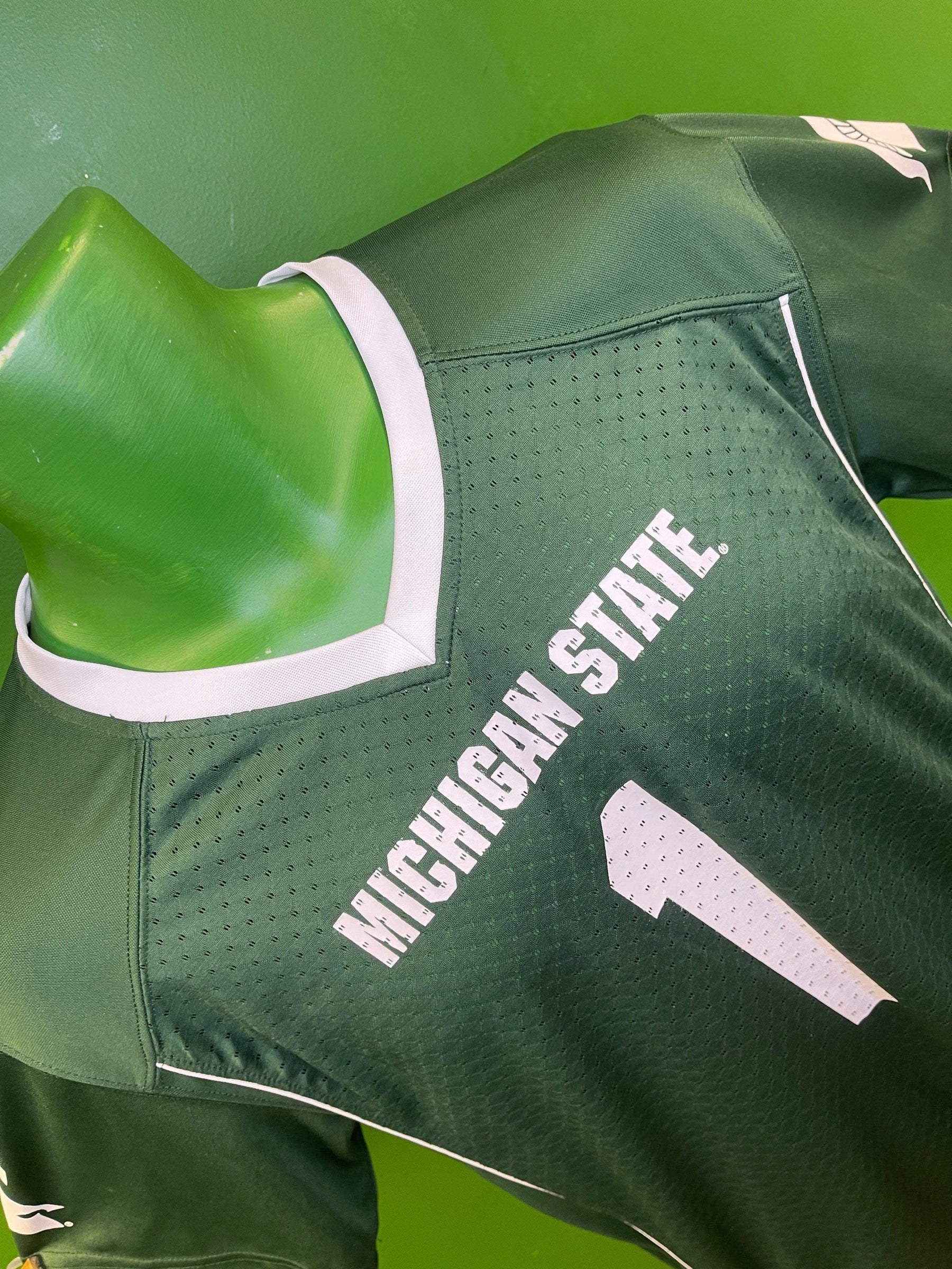 NCAA Michigan State Spartans #1 Jersey Youth Large 12-14