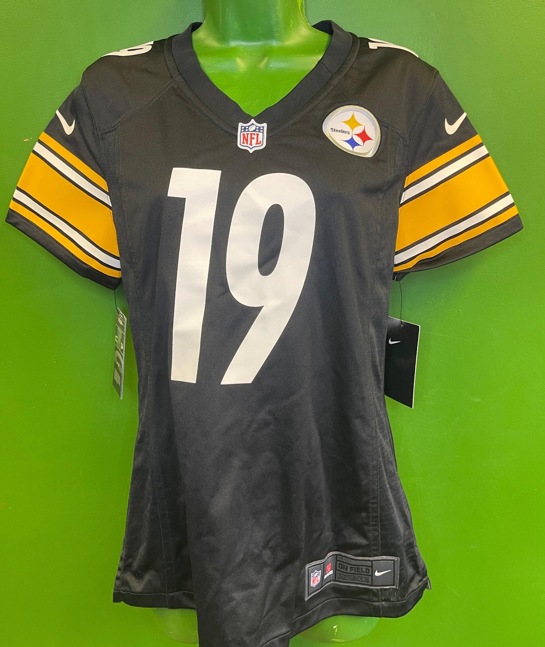 NFL Pittsburgh Steelers Juju Smith-Schuster #19 Game Jersey Women's Small NWT