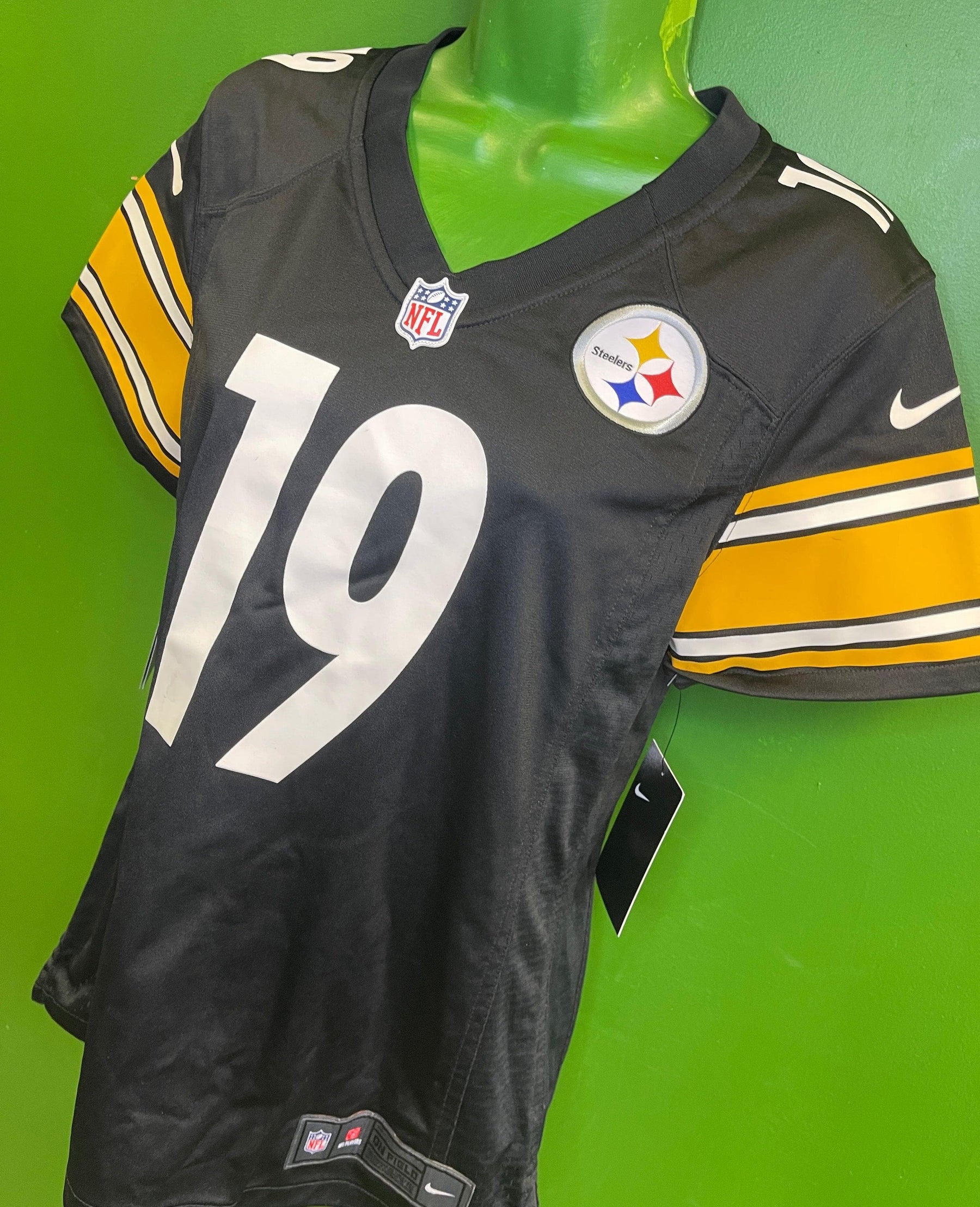 NFL Pittsburgh Steelers Juju Smith-Schuster #19 Game Jersey Women's Small NWT