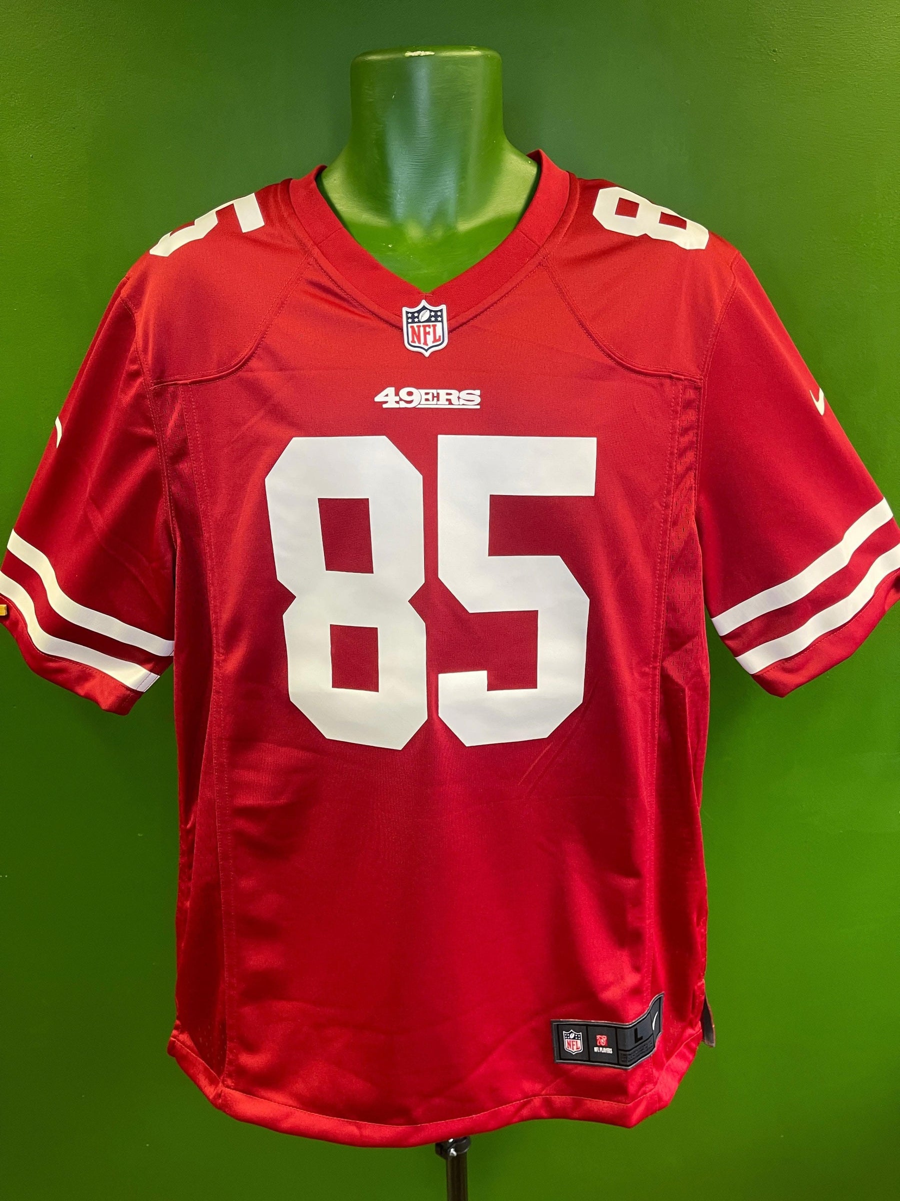 NFL San Francisco 49ers George Kittle #85 Game Jersey Men's Large NWT