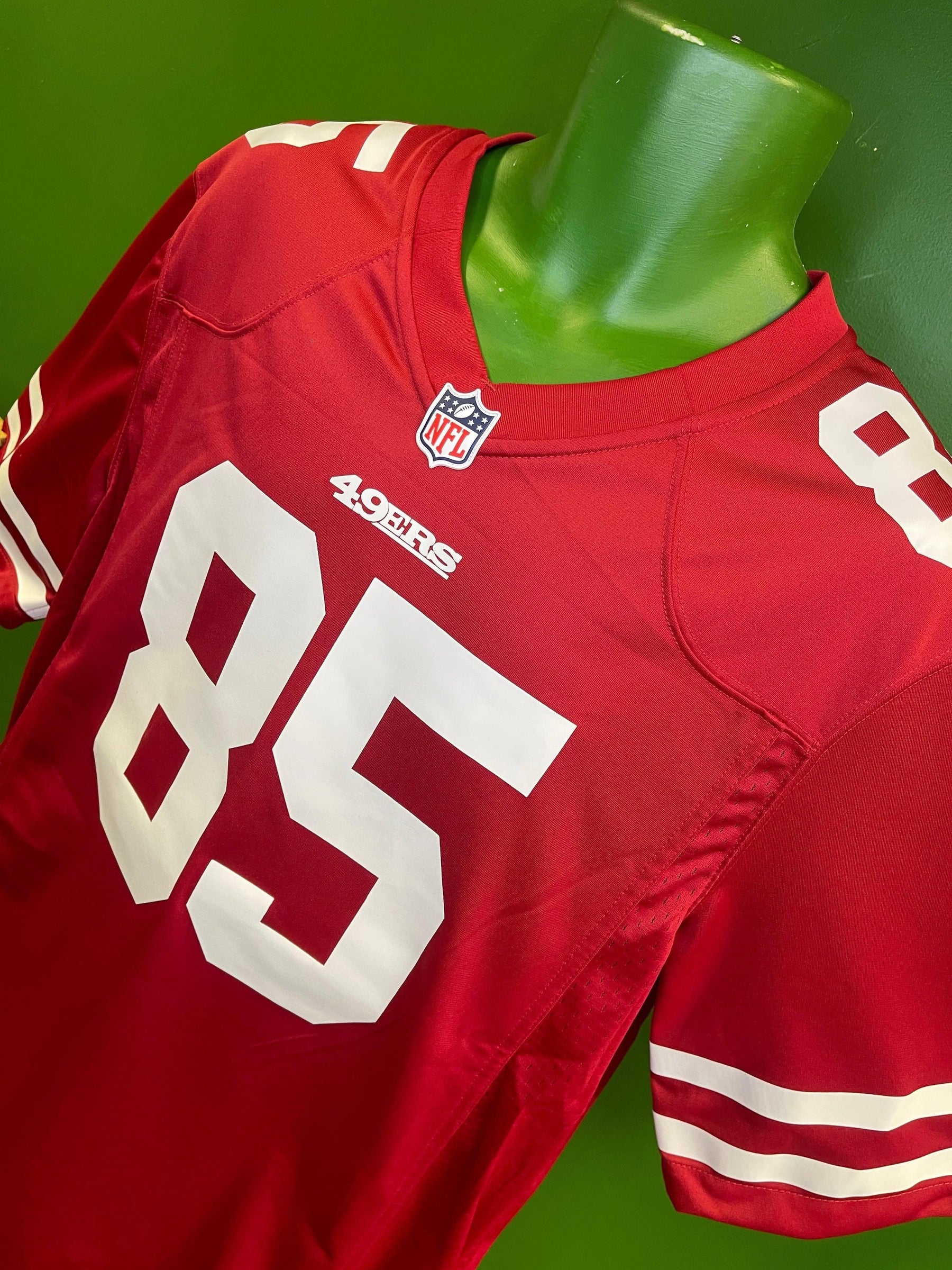 NFL San Francisco 49ers George Kittle #85 Game Jersey Men's Large NWT