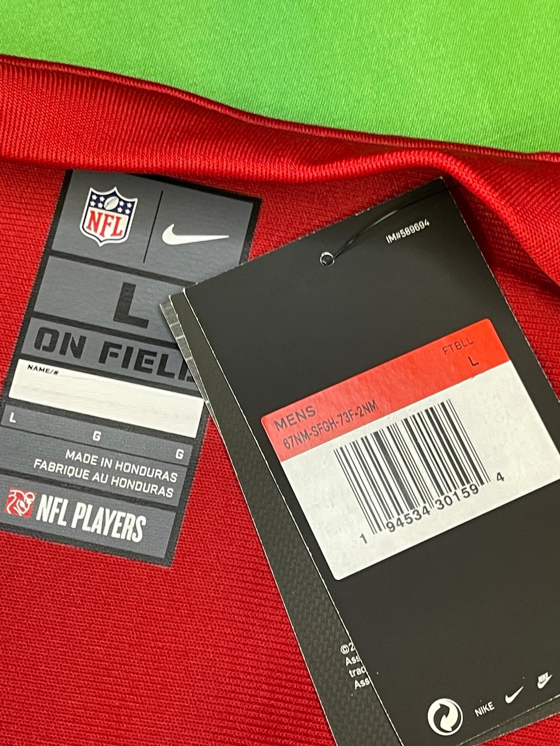 NFL San Francisco 49ers George Kittle #85 Game Jersey Men's Large NWT