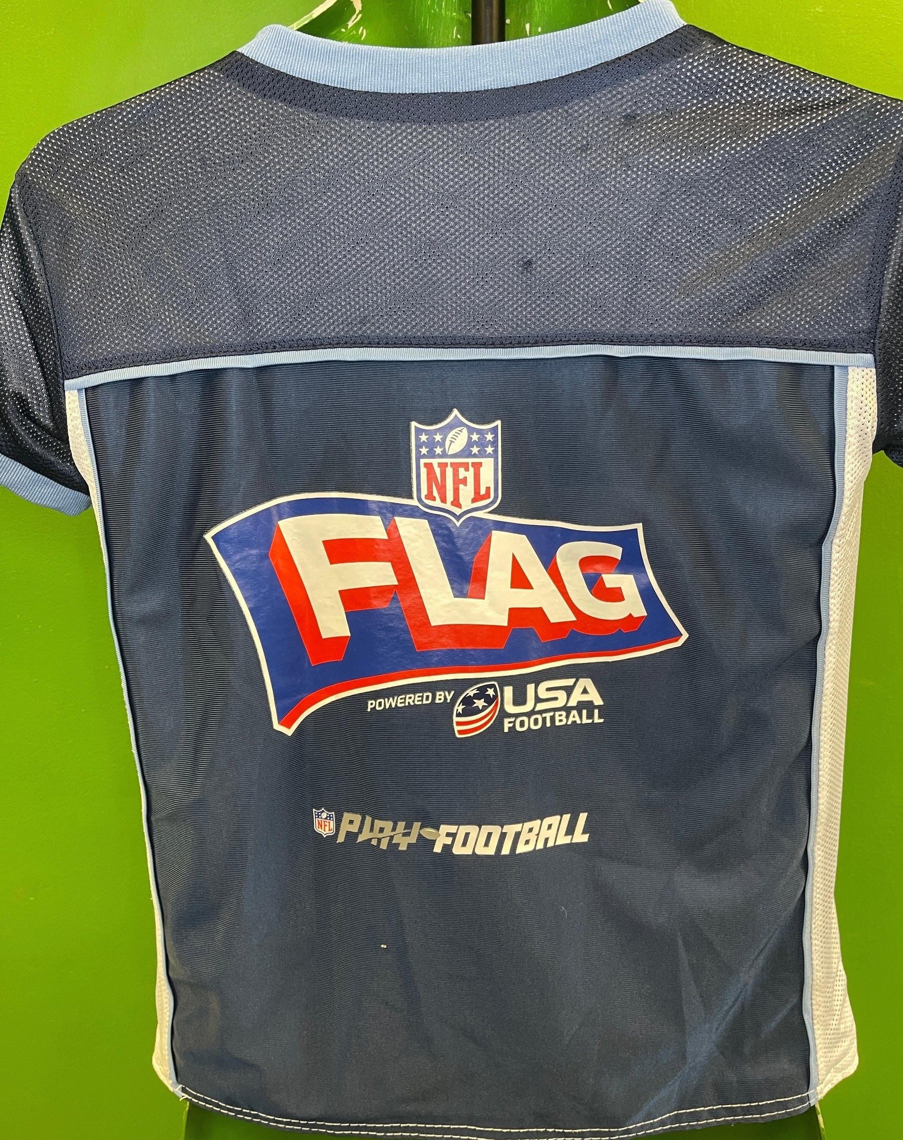 NFL Tennessee Titans Flag Football Jersey Youth Medium 10-12