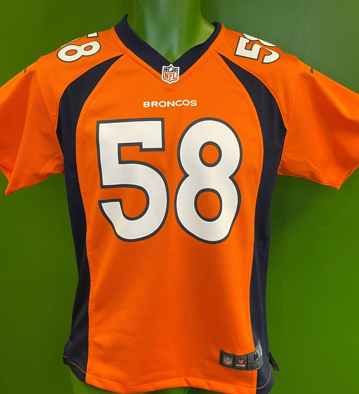 NFL Denver Broncos Von Miller #58 Game Jersey Youth Medium 10-12