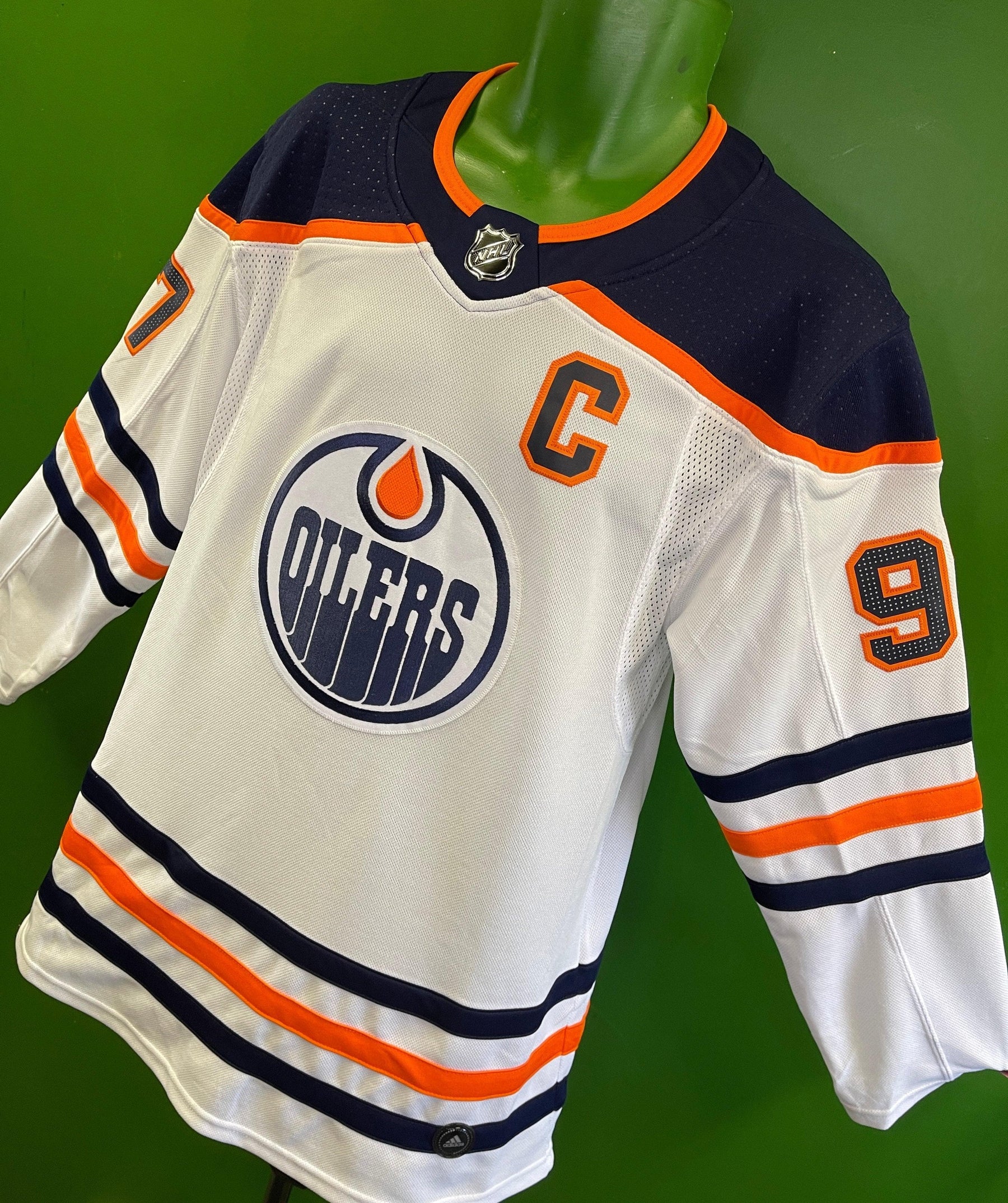 NHL Edmonton Oilers Connor McDavid Adidas Orange Premium Jersey Men's Small 46