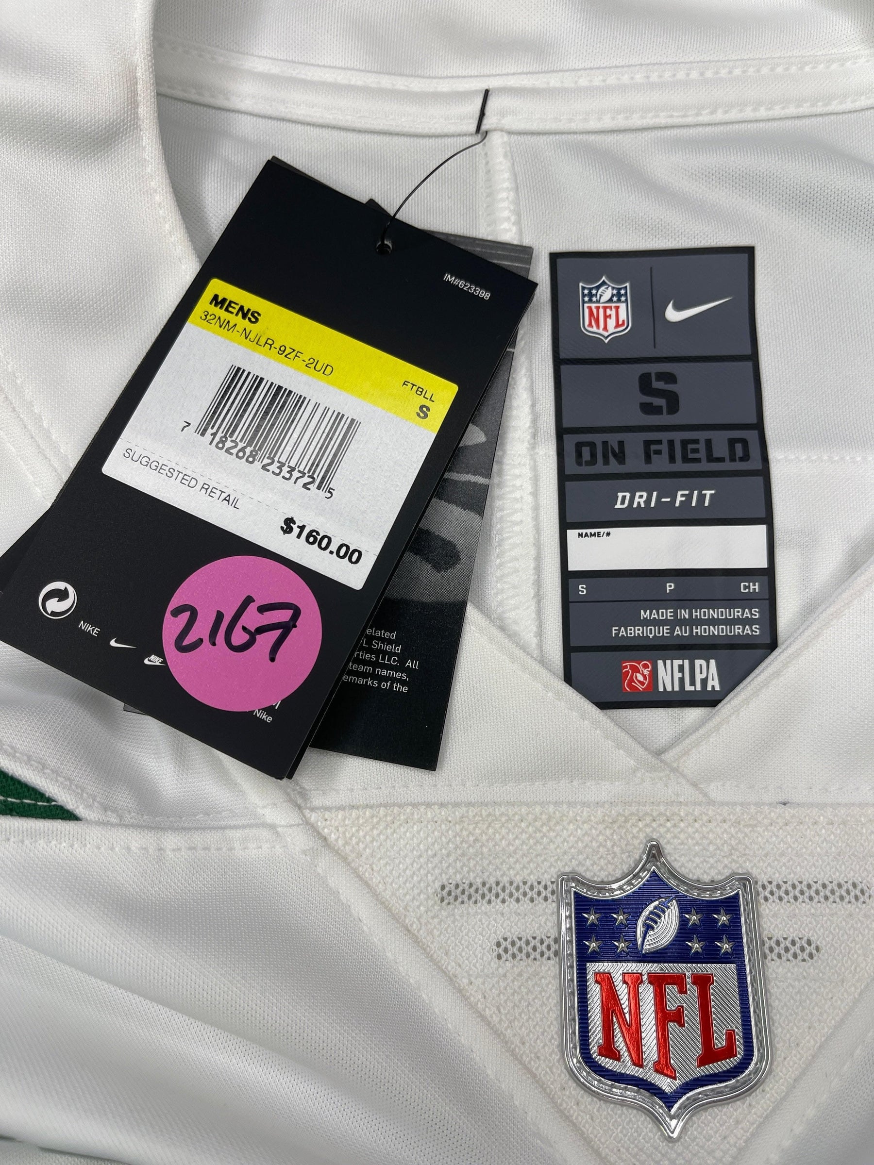 NFL New York Jets Zach Wilson #2 Limited Stitched Jersey Men's Small NWT