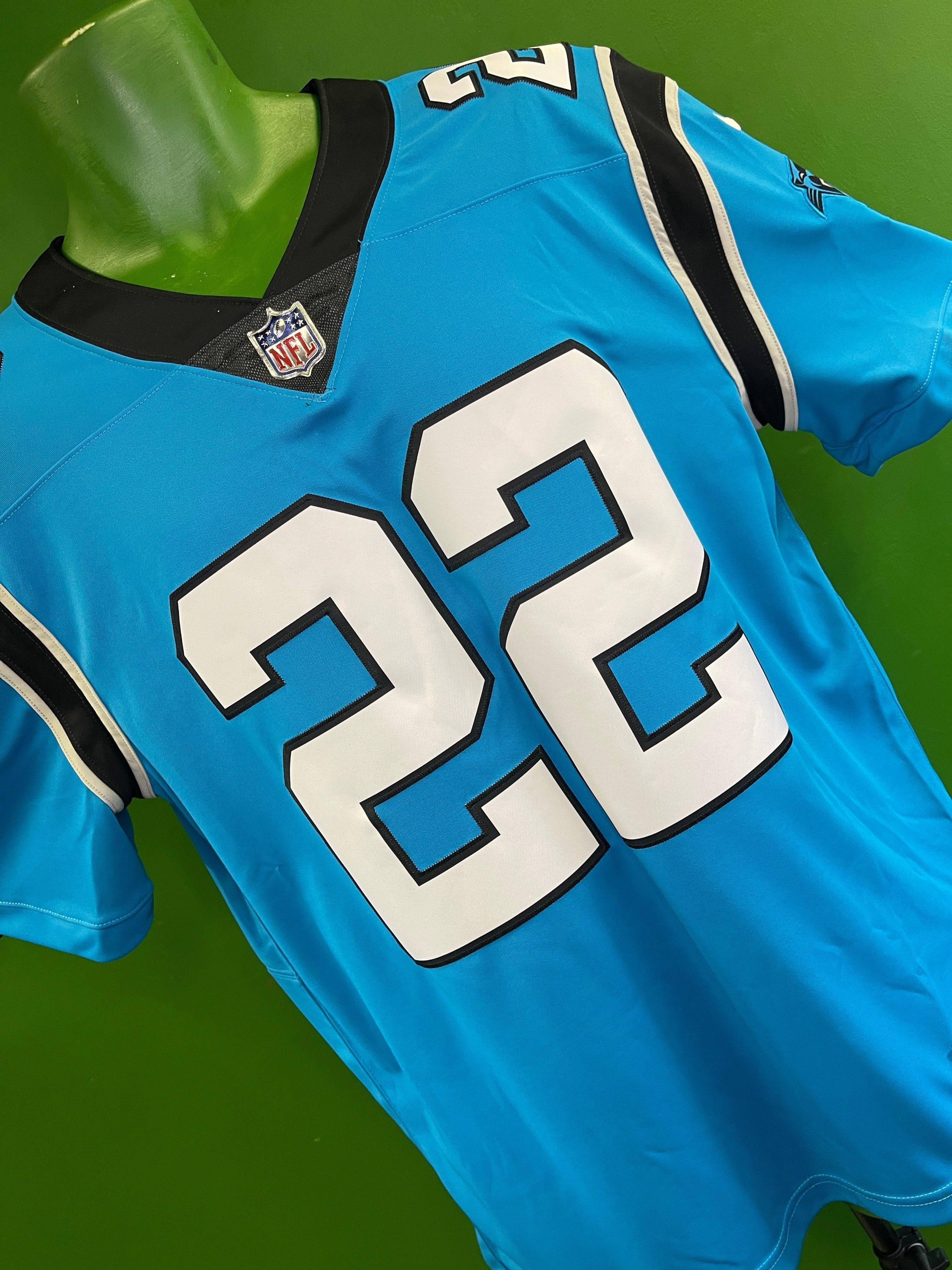 Men's CHRISTIAN McCAFFREY Carolina Panthers #22 Nike Limited Blue Sewn  Jersey |