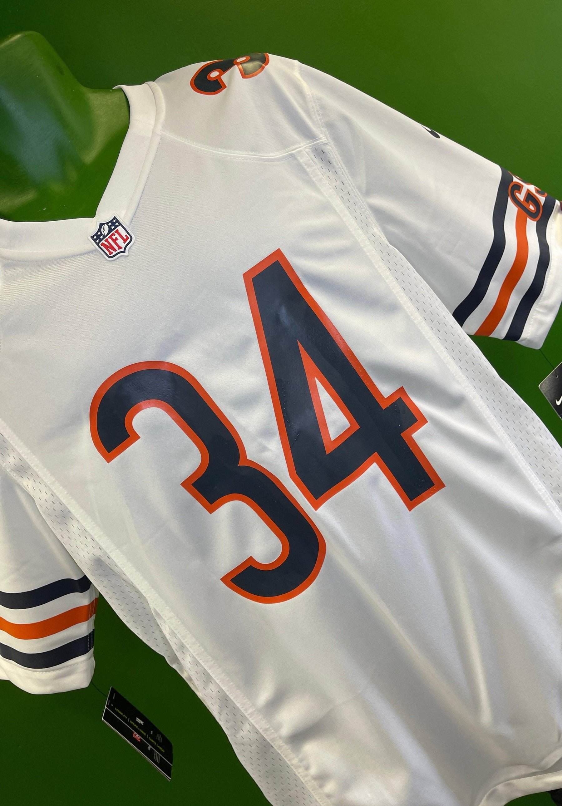 NFL Chicago Bears Walter Payton #34 Game Jersey Men's Medium NWT