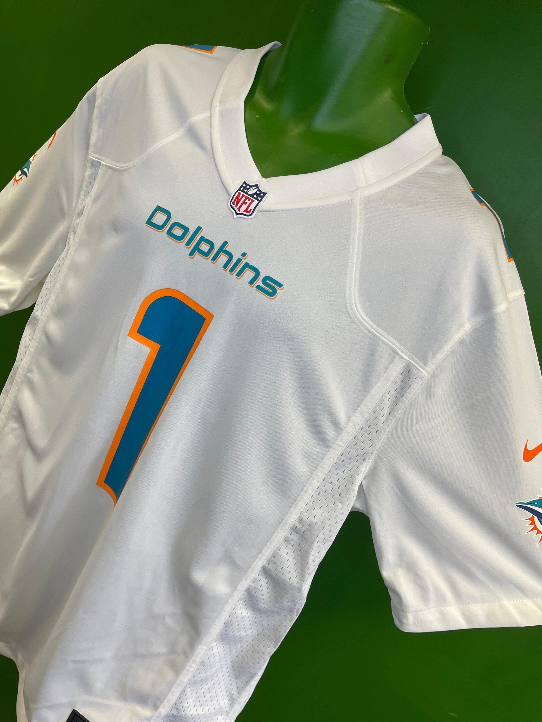NFL Miami Dolphins Tagovailoa #1 Game Jersey Men's Large NWT